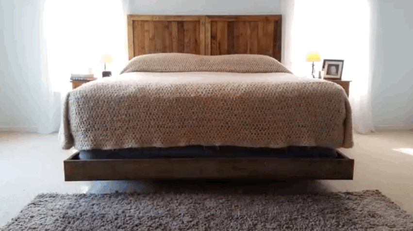 The Rocking Bed, shown at CES, sways back and forth to help you sleep. (RockingBed)