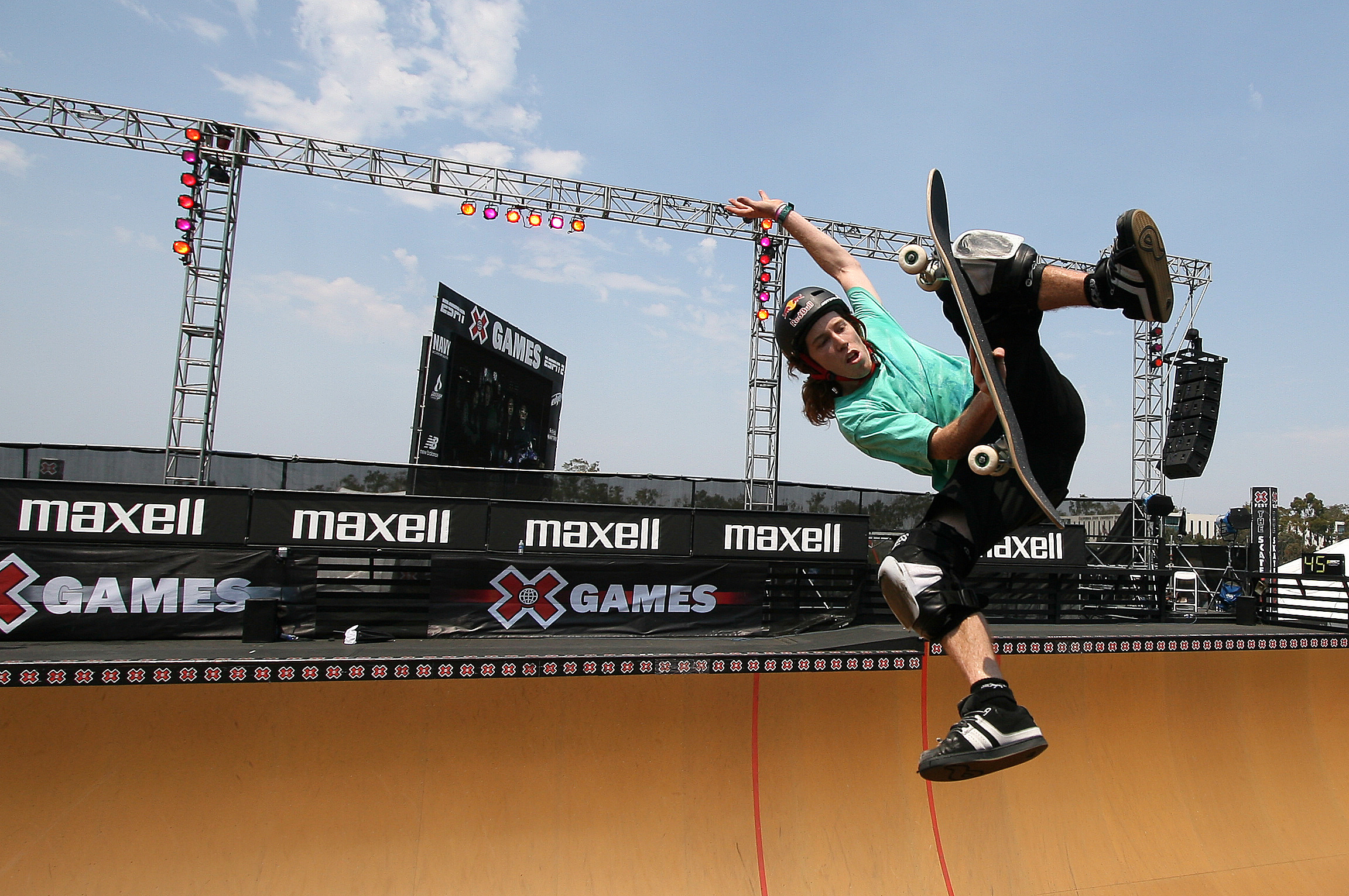 Skate Boarder Shaun White during the skate boarding event at the X games at the Home Depot Center in Los Angeles. Icon Sports Wire—Corbis via Getty Images (Icon Sports Wire—Corbis via Getty Images)