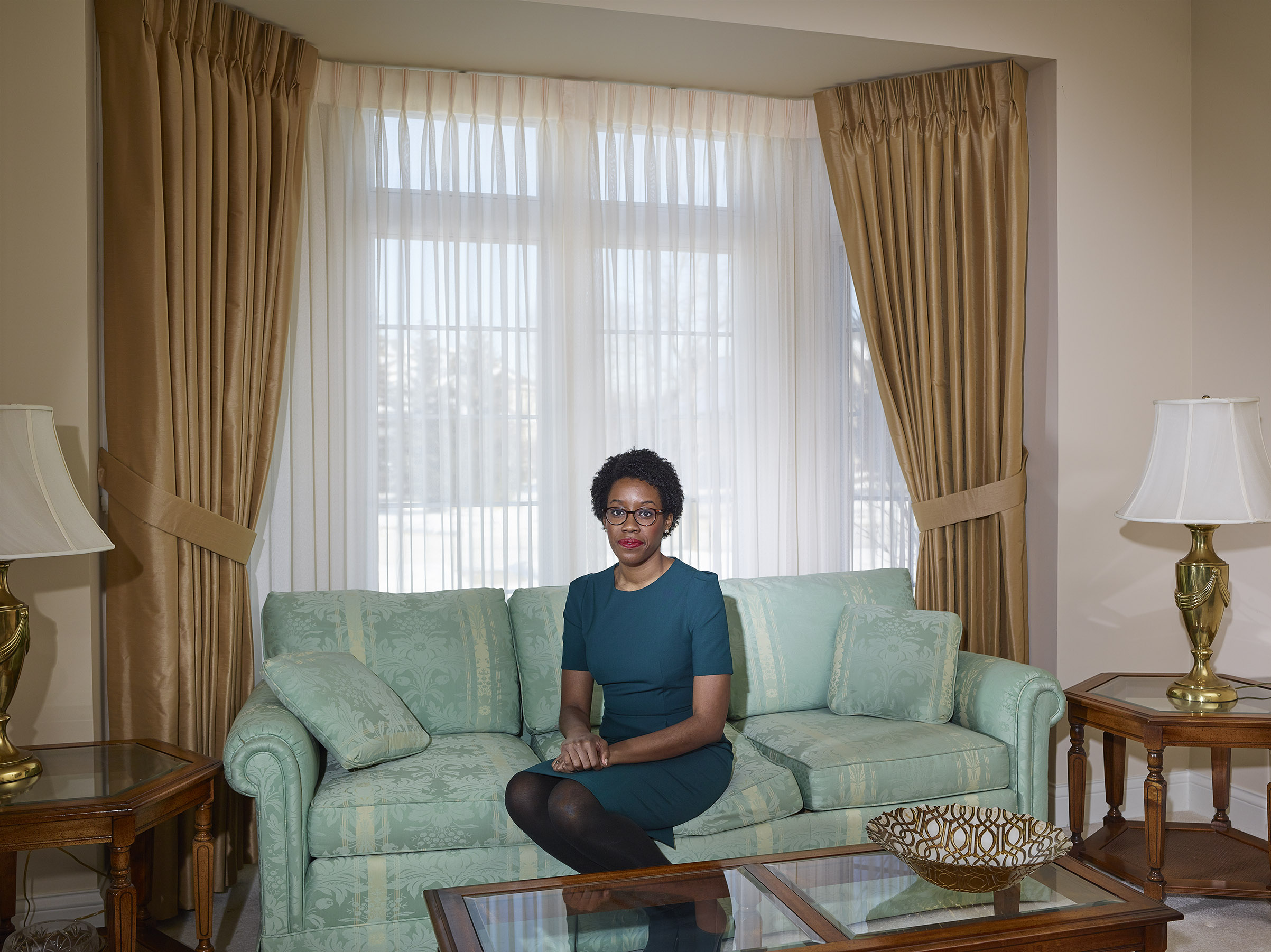 Lauren Underwood, a registered nurse with a heart condition, decided to run for the House of Representatives in Illinois after her Congressman broke a pledge on the health care bill (Marzena Abrahamik for TIME)