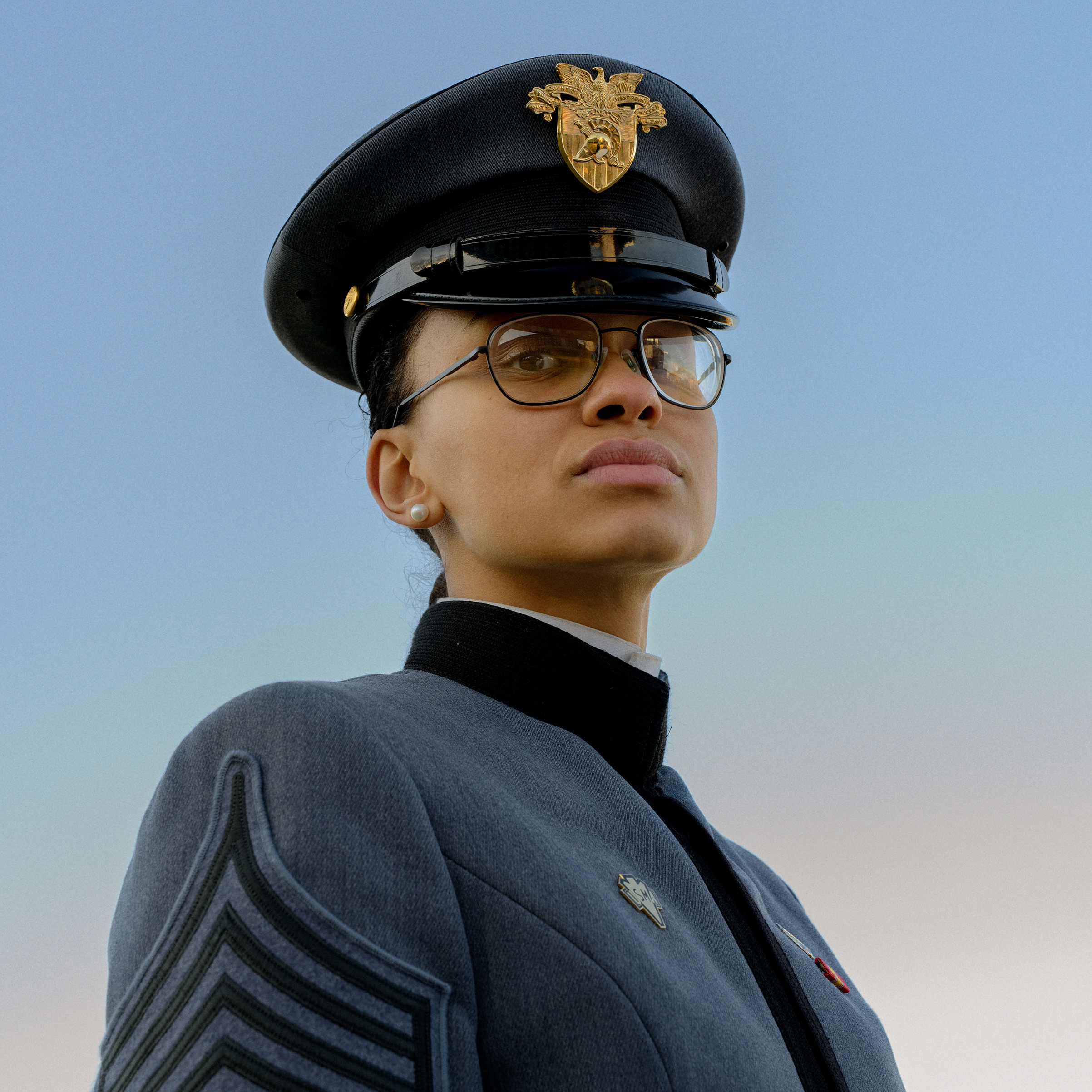 Portrait of Cadet Simone Askew, photographed at the U.S. Military Academy, in West Point, NY, Feb. 6, 2018.