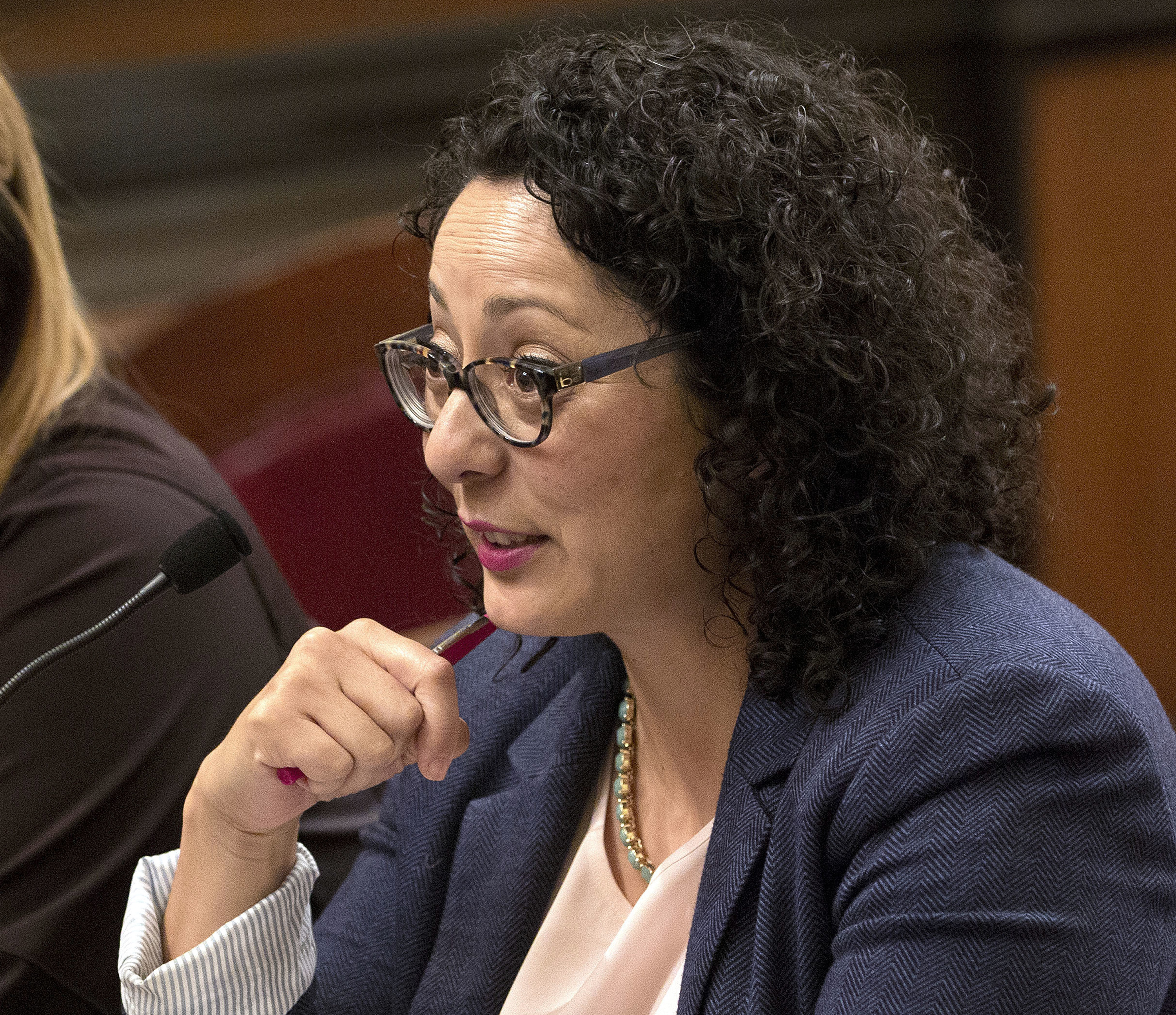 Assemblywoman Cristina Garcia, D- Bell Gardens, speaks at the Capitol in Sacramento, Calif. on June 22, 2016. (Rich Pedroncelli—AP)