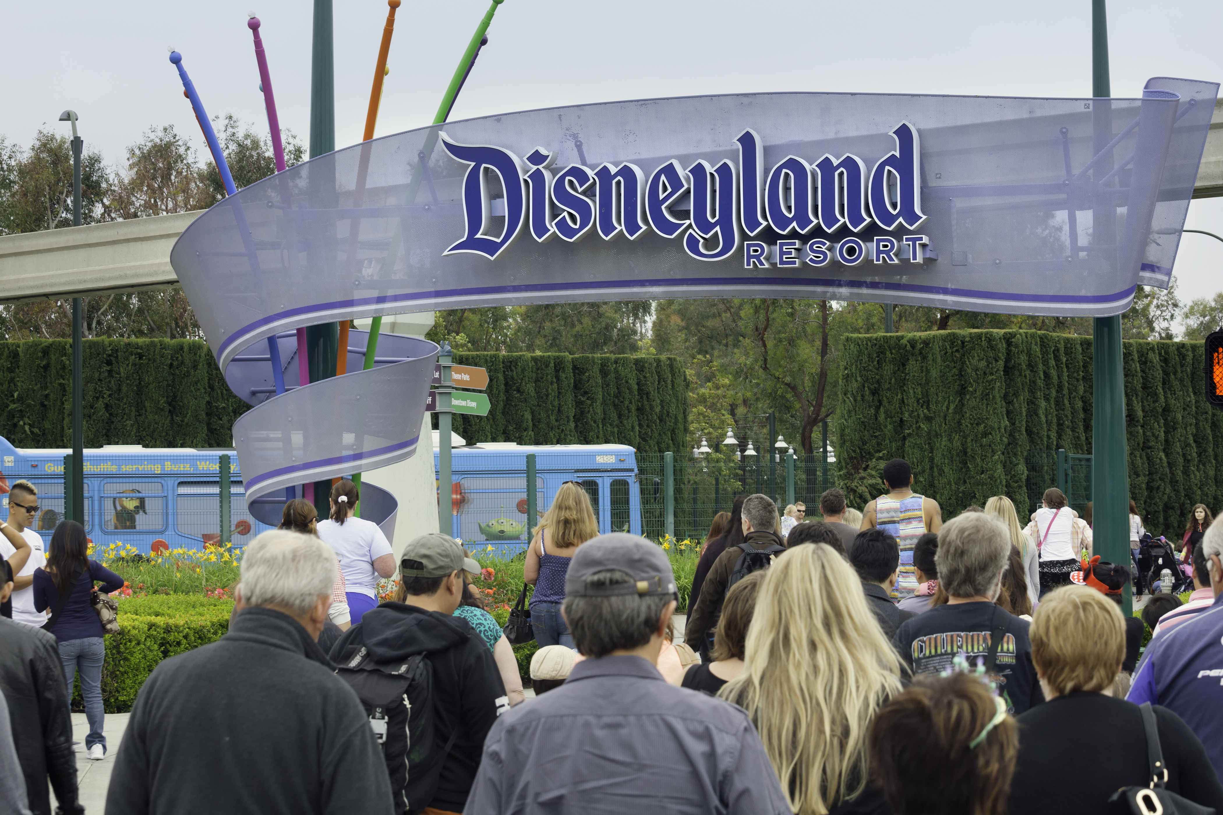 The Disneyland Resort in Anaheim, California. (LordRunar&mdash;Getty Images)
