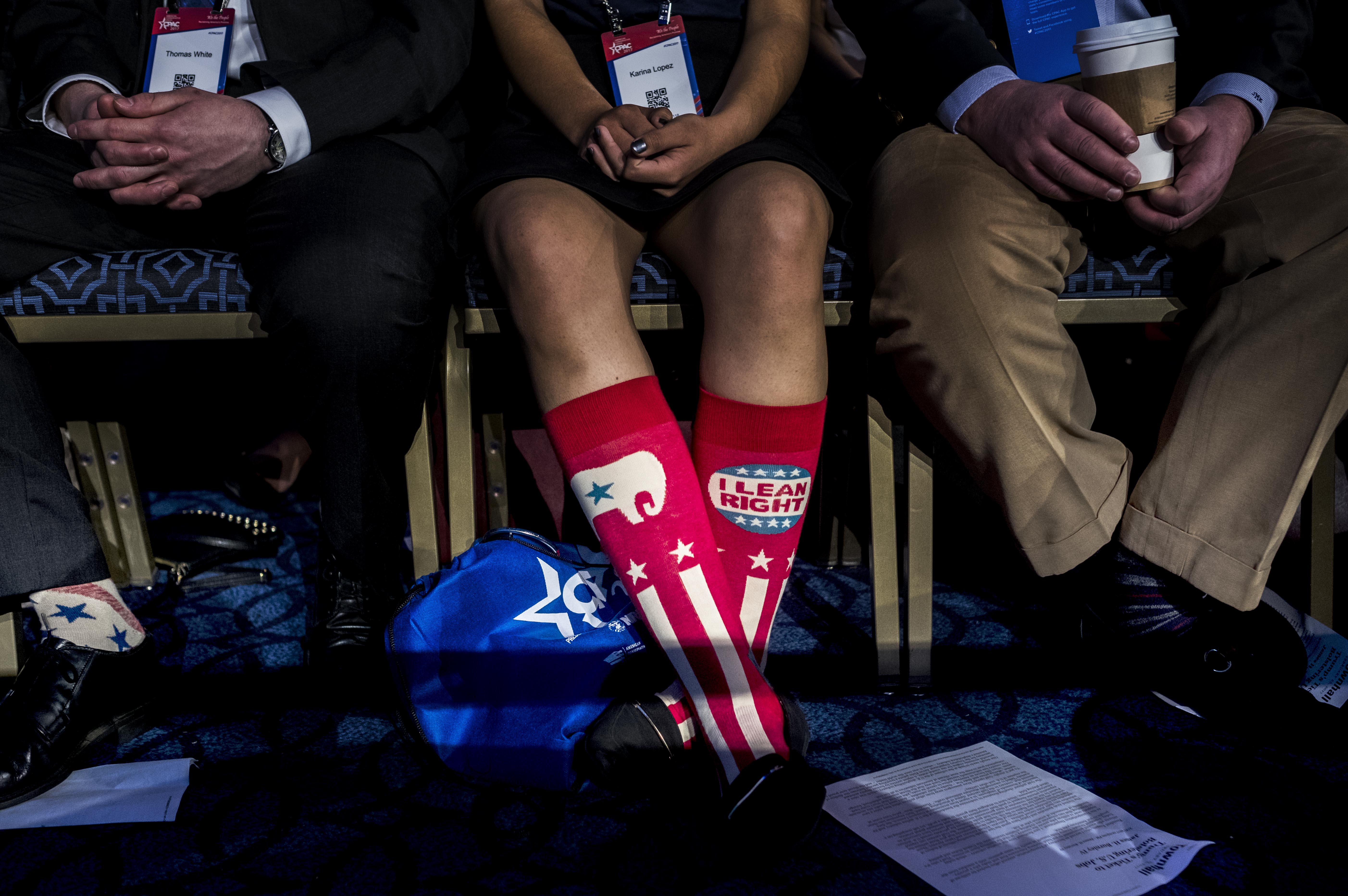 Trump Socks Red White and Blue Republican Socks Conservative Gifts MAGA