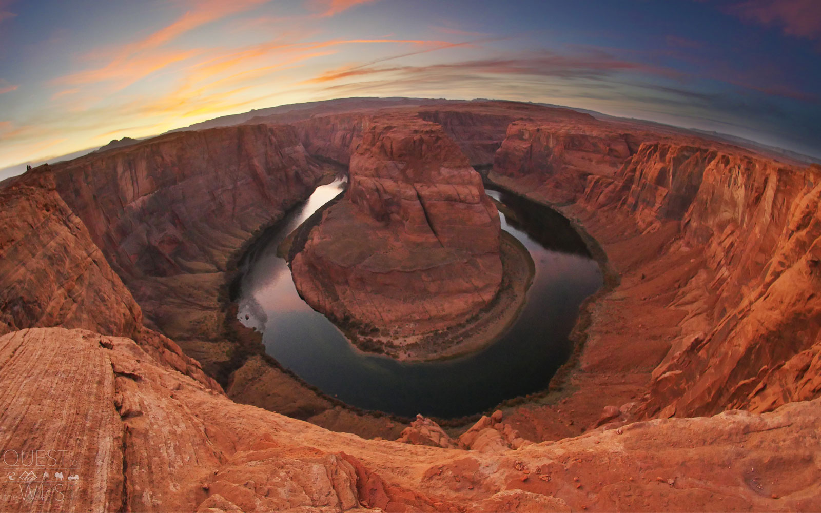 Horseshoe Bend has become a popular attraction for travelers, and it’s one that Paquette says lives up to the hype.
                              “This place is one of the world’s most photographed locations, so it’s cool to get to check it off of the bucket list, but you only get a real sense of the scale when you see it in person,  Paquette noted.  It looks huge in the photo but you don’t really get a sense of how deep it is until you’re right there in front of it,” he added.
                              The bend in the Colorado River is located about 140 miles from Grand Canyon’s North and South Rims and is visible from a steep cliff that's accessed through a short hike off U.S. Route 89.