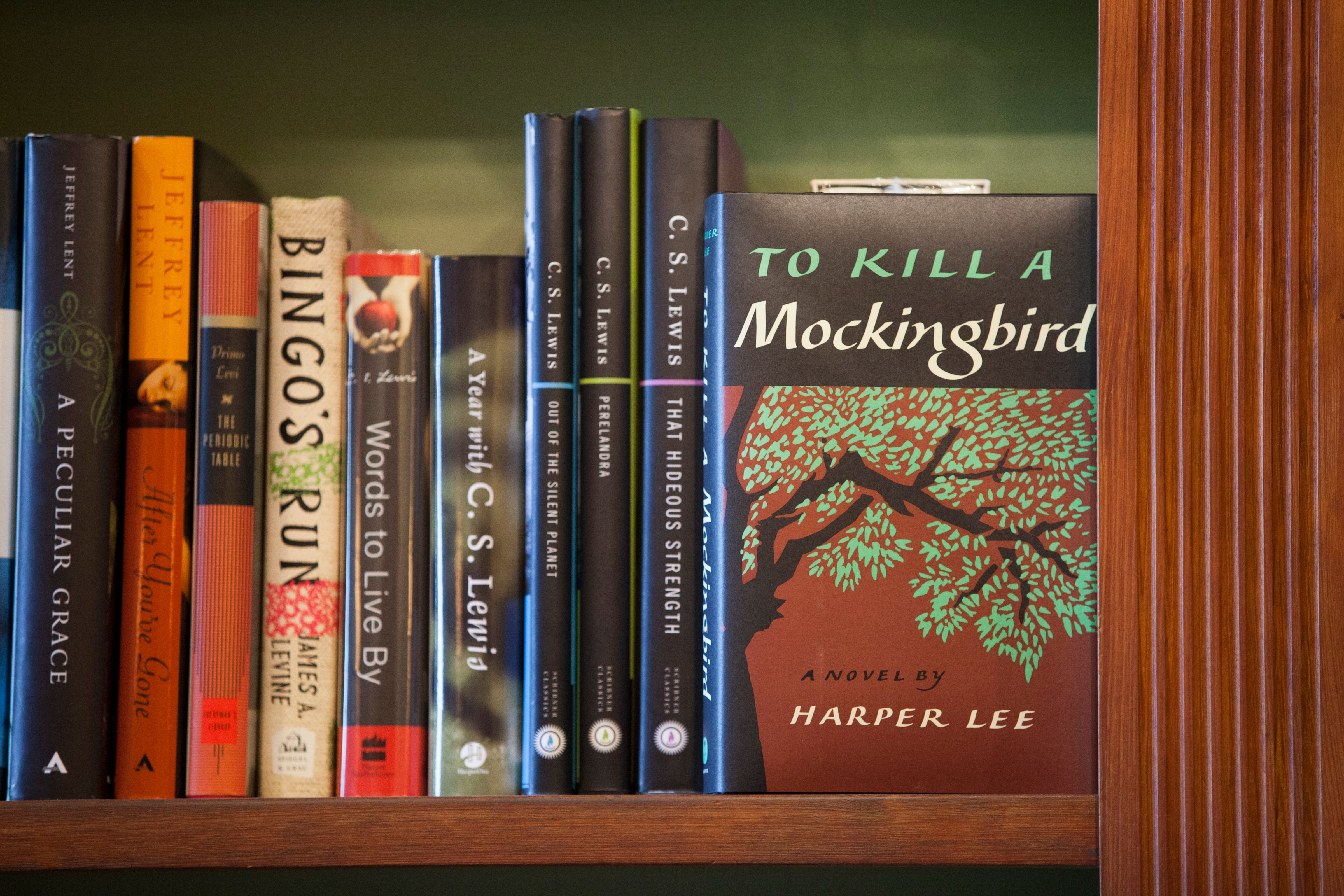A new printing of the book 'To Kill a Mockingbird,' by author Harper Lee, is on display at Faulkner House Books in New Orleans, Louisiana on May 28, 2015. (Melanie Stetson Freeman—The Christian Science Monitor/Getty Images)