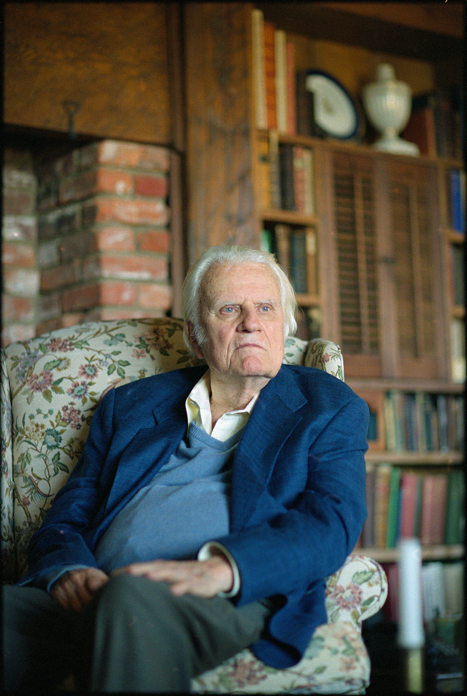 The Rev. Billy Graham at his home in Montreat, N.C. in 2007. (Diana Walker for TIME)