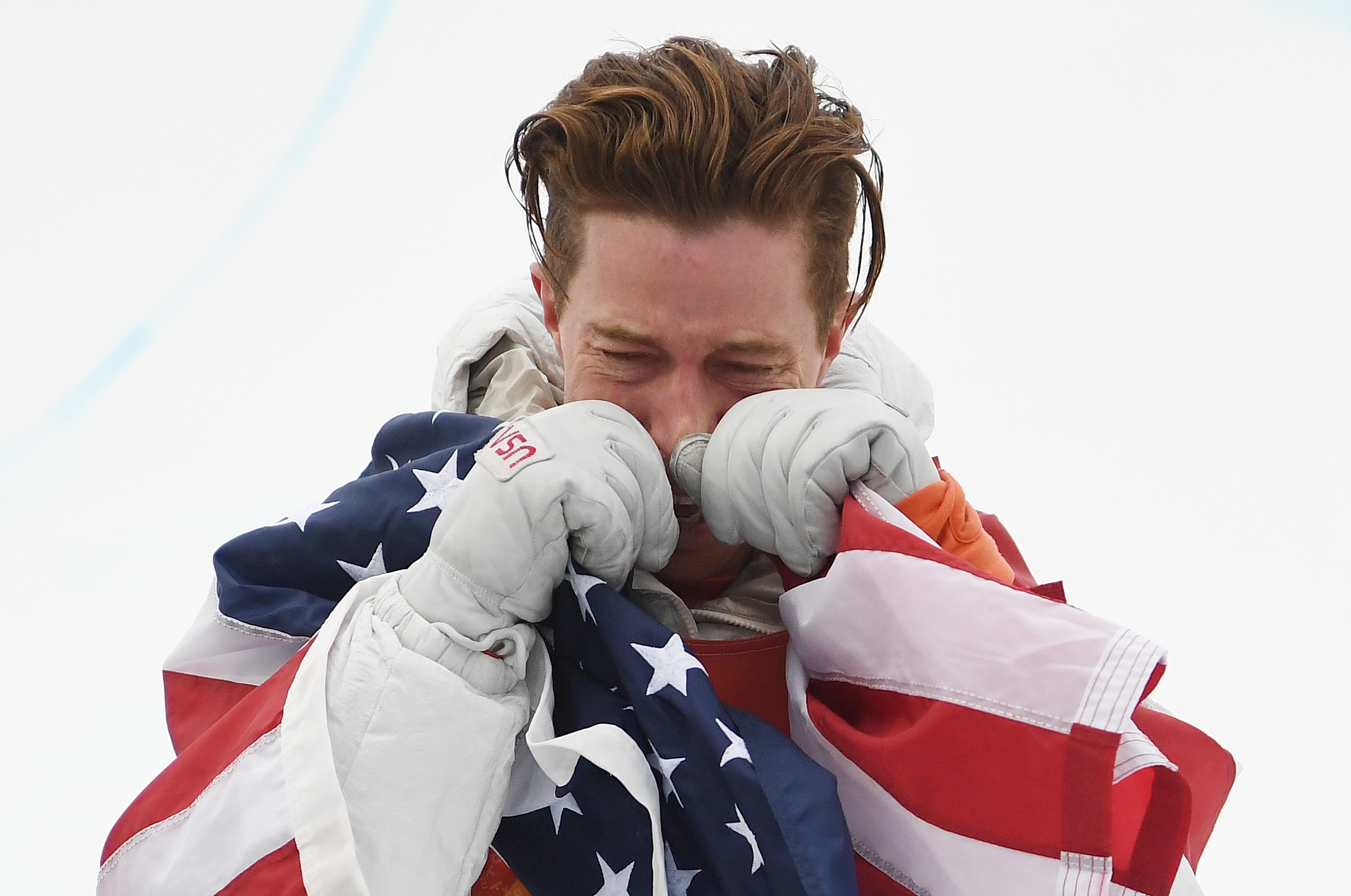 Gold medalist Shaun White of the United States poses during the victory ceremony for the Snowboard Men's Halfpipe Final on day five of the Winter Olympics in Pyeongchang-gun, South Korea, on Feb. 14, 2018. (David Ramos—Getty ImagesGold medalist Shaun White of the United States poses during the victory ceremony for the Snowboard Men's Halfpipe Final on day five of the Winter Olympics in Pyeongchang-gun, South Korea, on Feb. 14, 2018.)