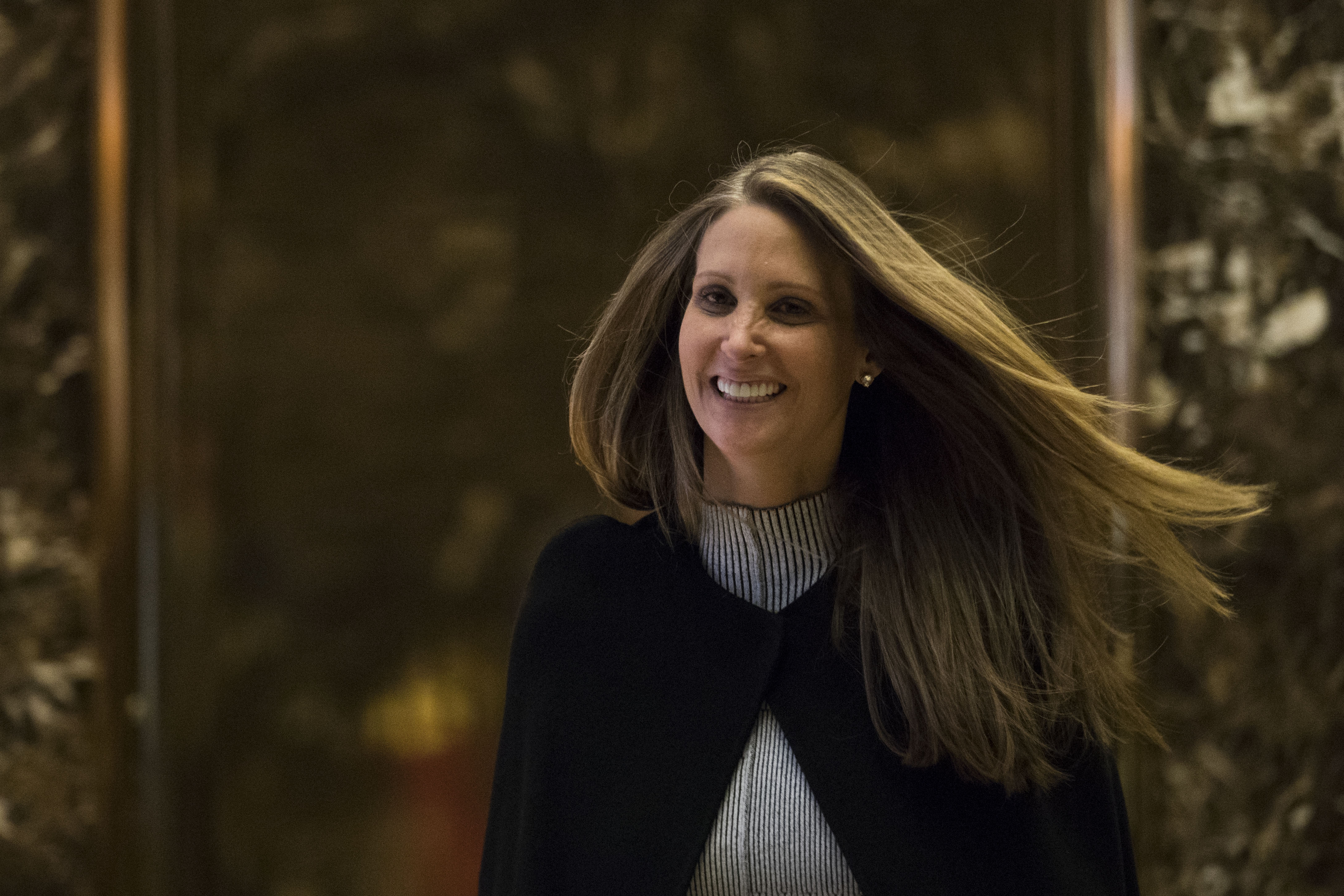Stephanie Winston Wolkoff, who is helping plan events for events for the inauguration of President-elect Donald Trump, leaves Trump Tower, December 5, 2016 in New York City (Drew Angerer - Getty Images)