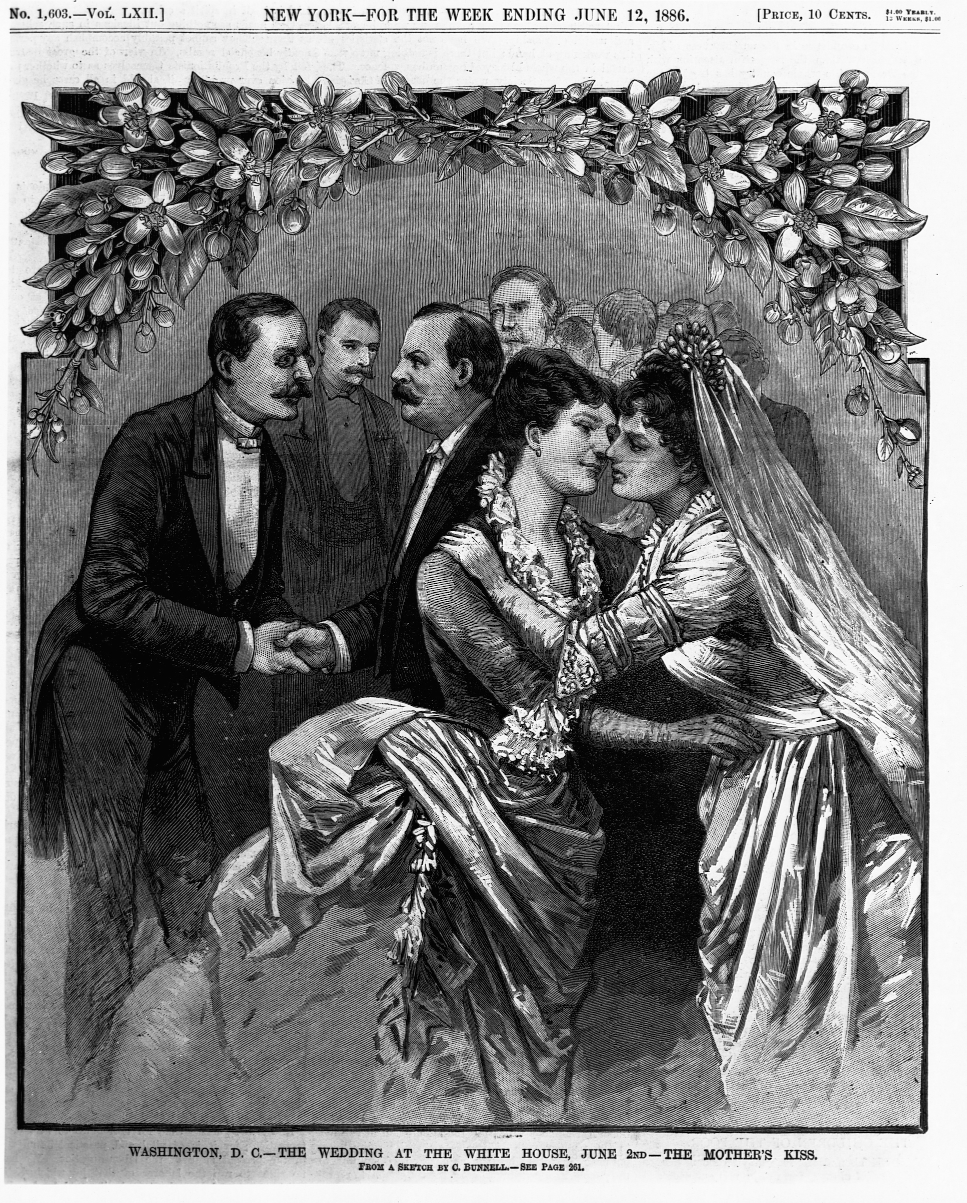 The Wedding at the White House Illustration