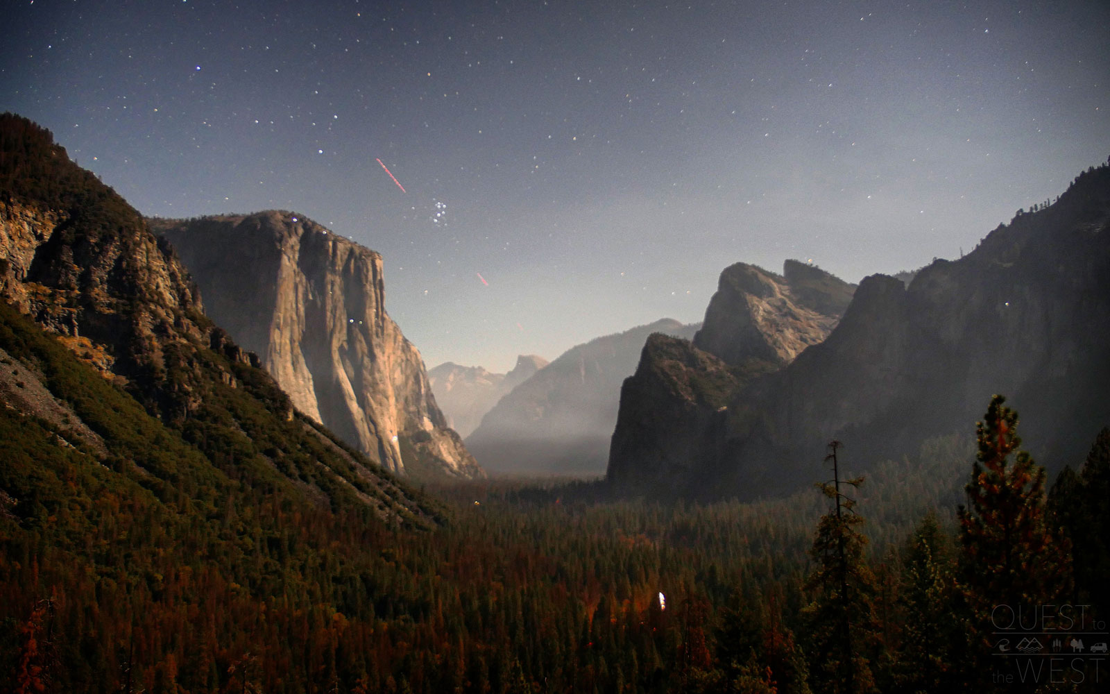 Paquette found that admiring California’s Yosemite National Park at nighttime gives a view most tourists rarely see.
                              “You look up in the sky and there’s just all these stars, but you’ve also got a little bit of light that comes in from a village that’s near campgrounds as light peeks in from the trees, and from the distance you can see mountain climbers scaling up and down El Capitan with their headlamps, but it feels like there’s no one out there” Paquette describes.
                              The park has 13 different campgrounds, so you have many options for enjoying the cascading waterfalls, giant sequoias, and vast meadows by day and star-speckled skies during the night.