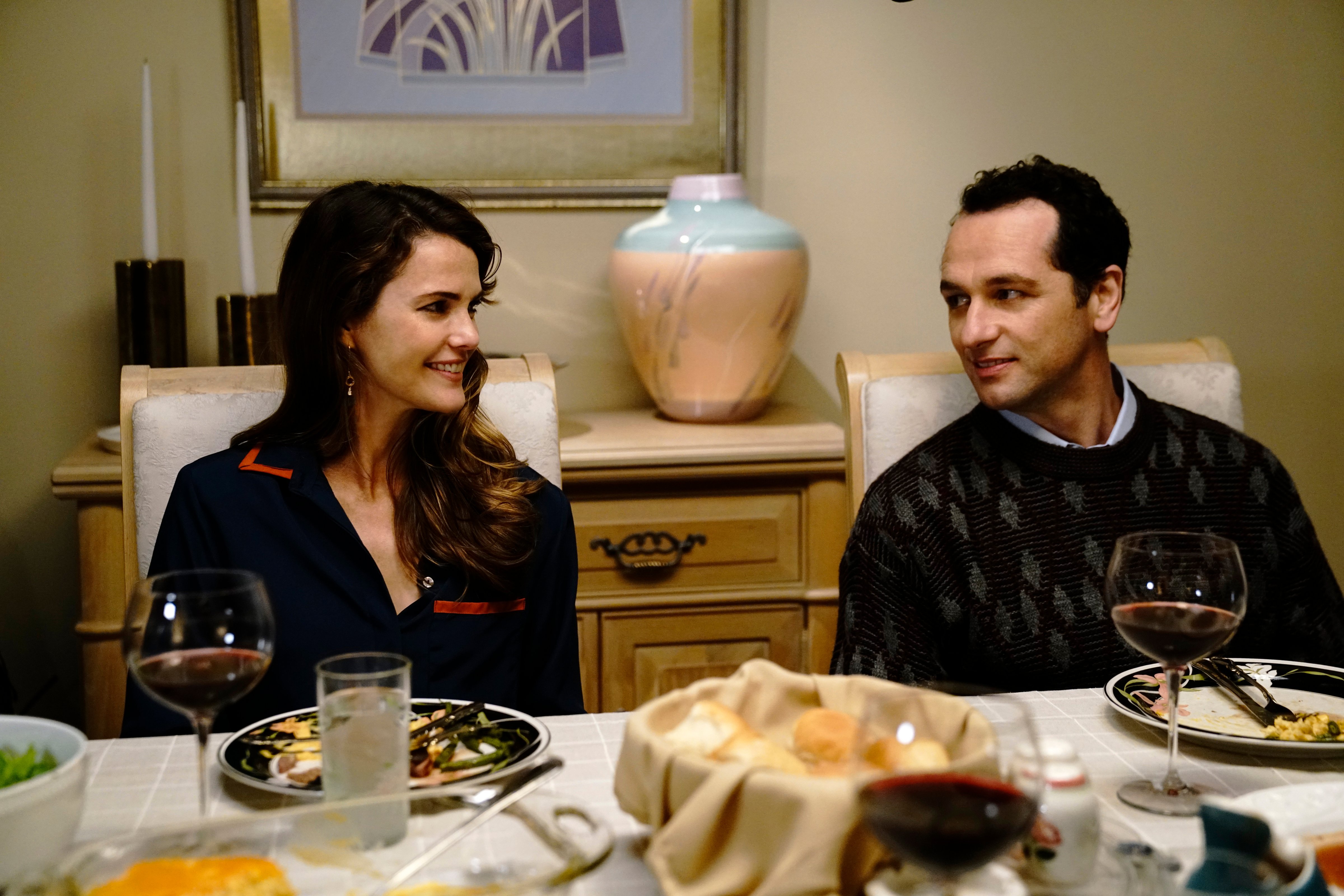 Keri Russell as Elizabeth Jennings, and Matthew Rhys as Philip Jennings in 'The Americans' on FX. (Patrick Harbron—FX)