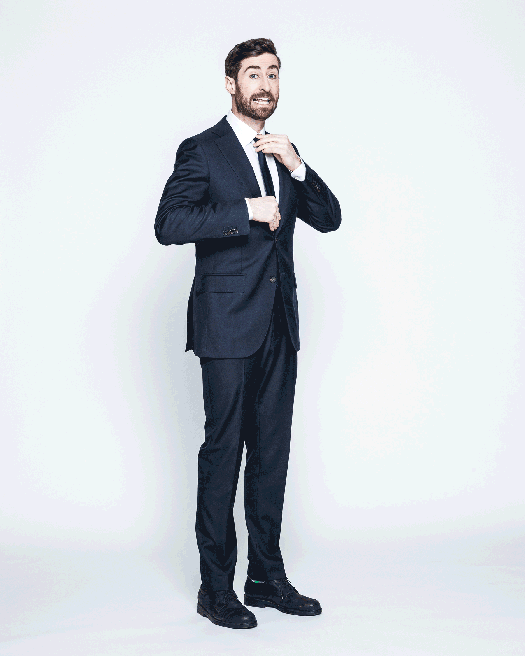Scott Rogowsky, host of trivia app HQ. (Eric Ryan Anderson for TIME)