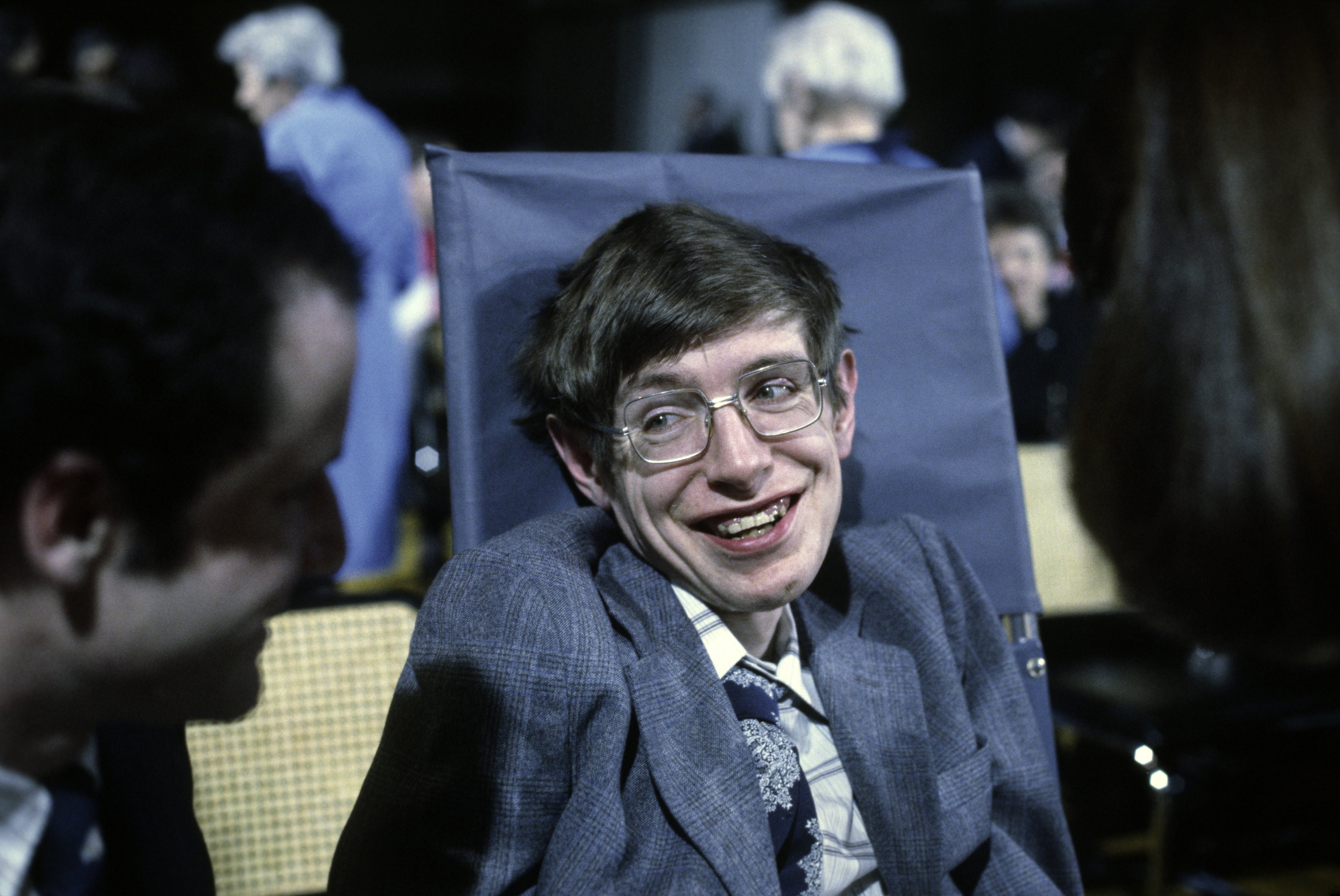 Cosmologist Stephen Hawking on Oct. 10, 1979 in Princeton, New Jersey. (Santi Visalli—Getty Images)