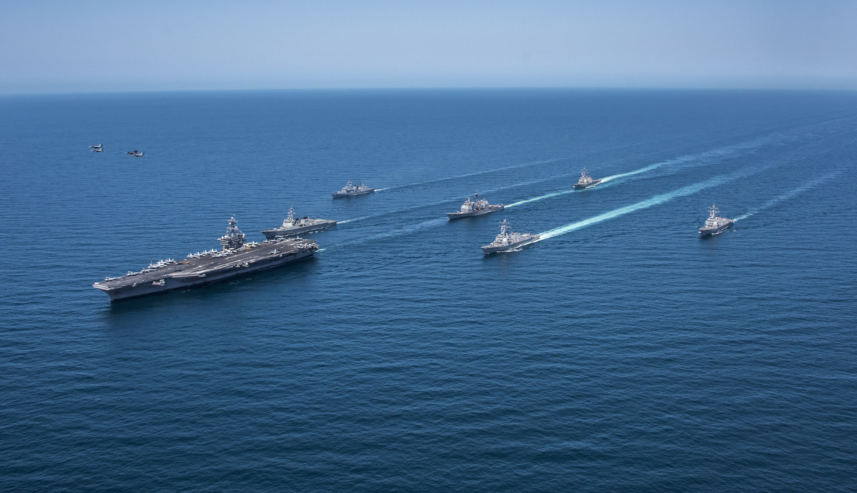 USNAvy and South Korea Navy Hold Joint Drills