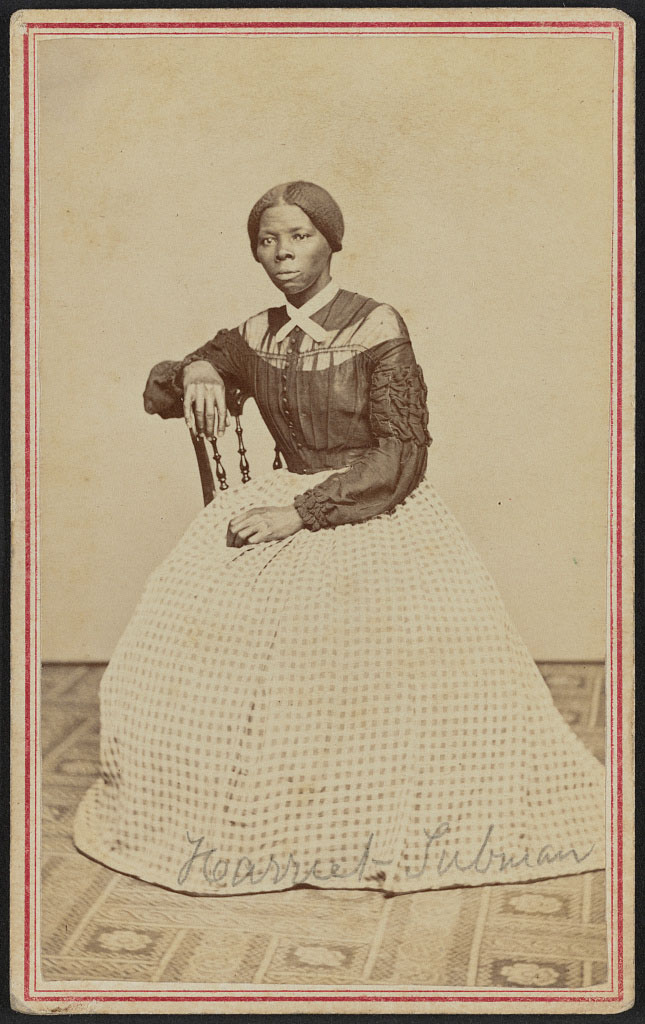 A previously unknown portrait of Harriet Tubman, "conductor" of the Underground Railroad. (Library of Congress)