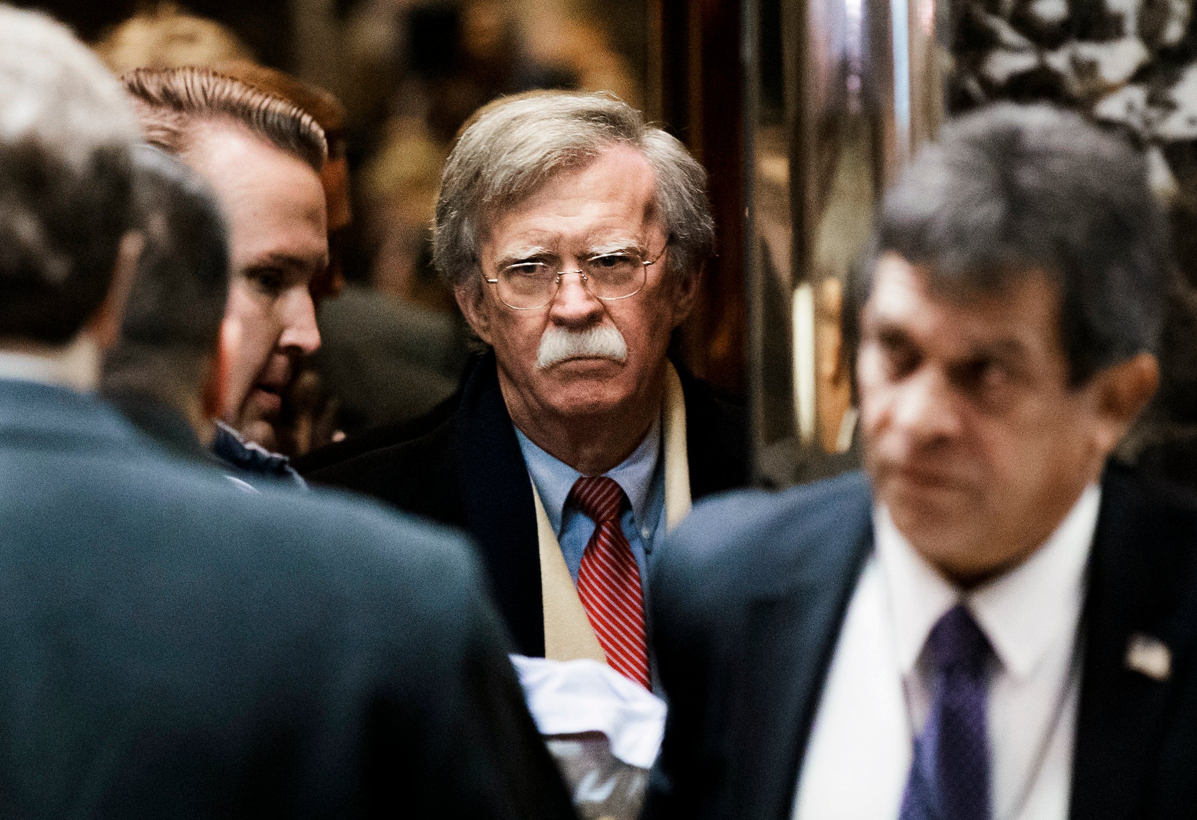 John Bolton Becomes New National Security Advisor Political And Business Visitors At Trump Tower During President-Elect's Transition To The White House