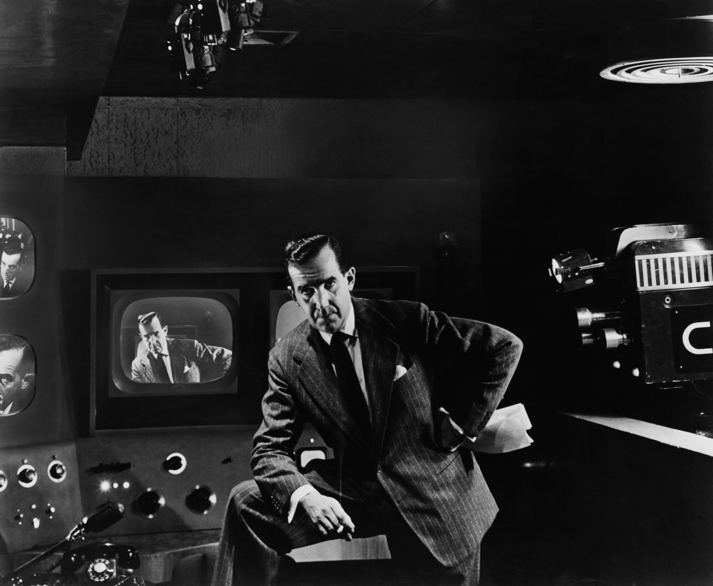 Edward Murrow as the host of 'See It Now' in the 1950s. (John Springer Collection/Corbis/Getty Images)