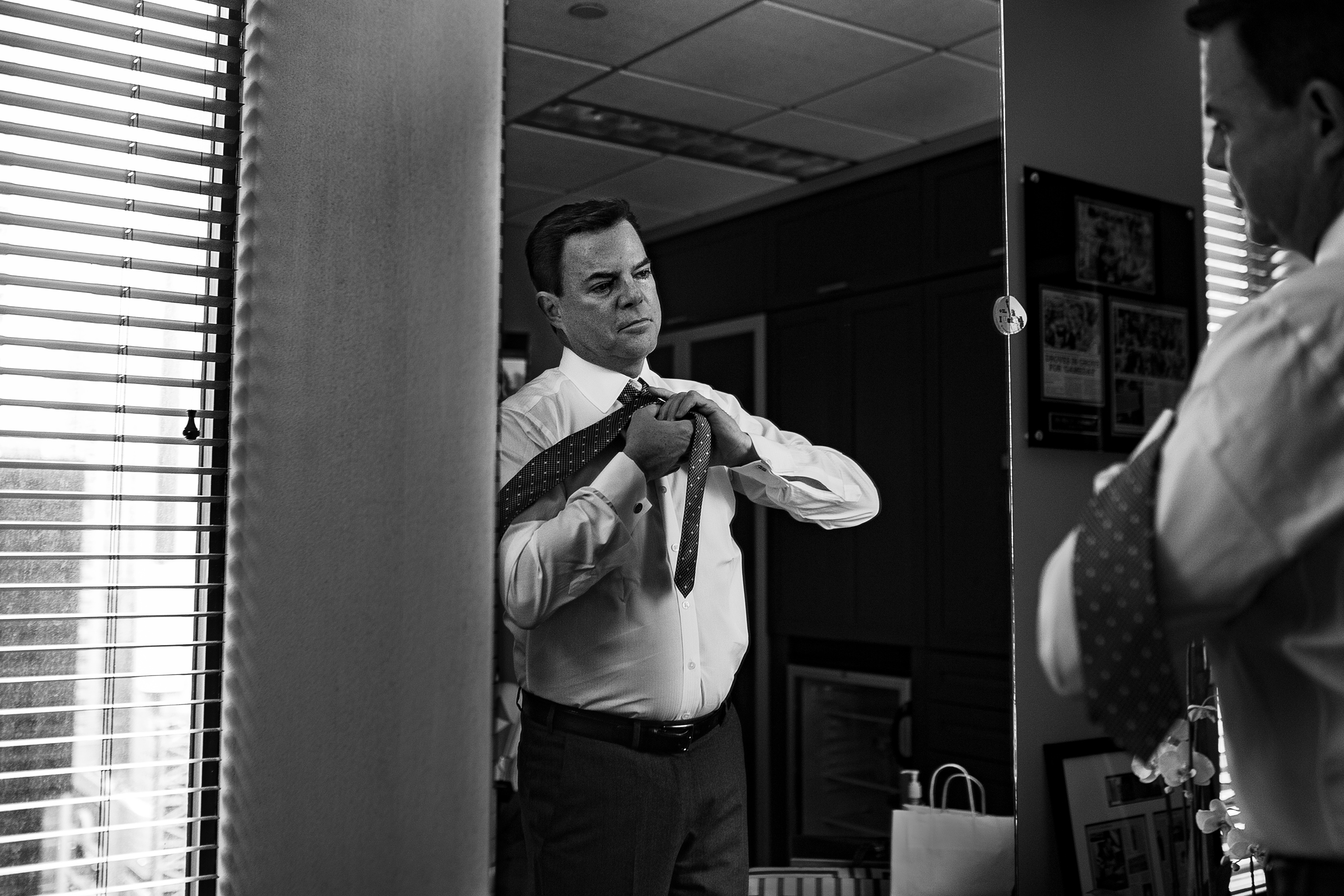Shepard Smith at Fox News' offices in New York, Thursday, March 1, 2018. (Andres Kudacki for TIME)