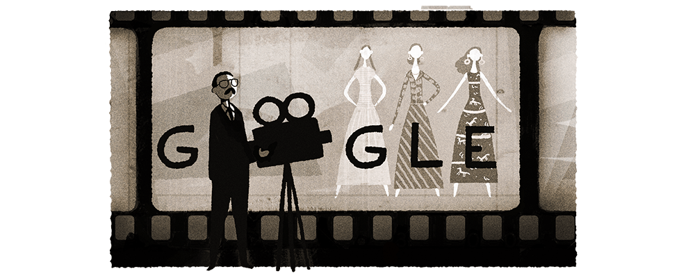 Google's March 20, 2018 Doodle celebrates Indonesian filmmaker Usmar Ismail. (Google)