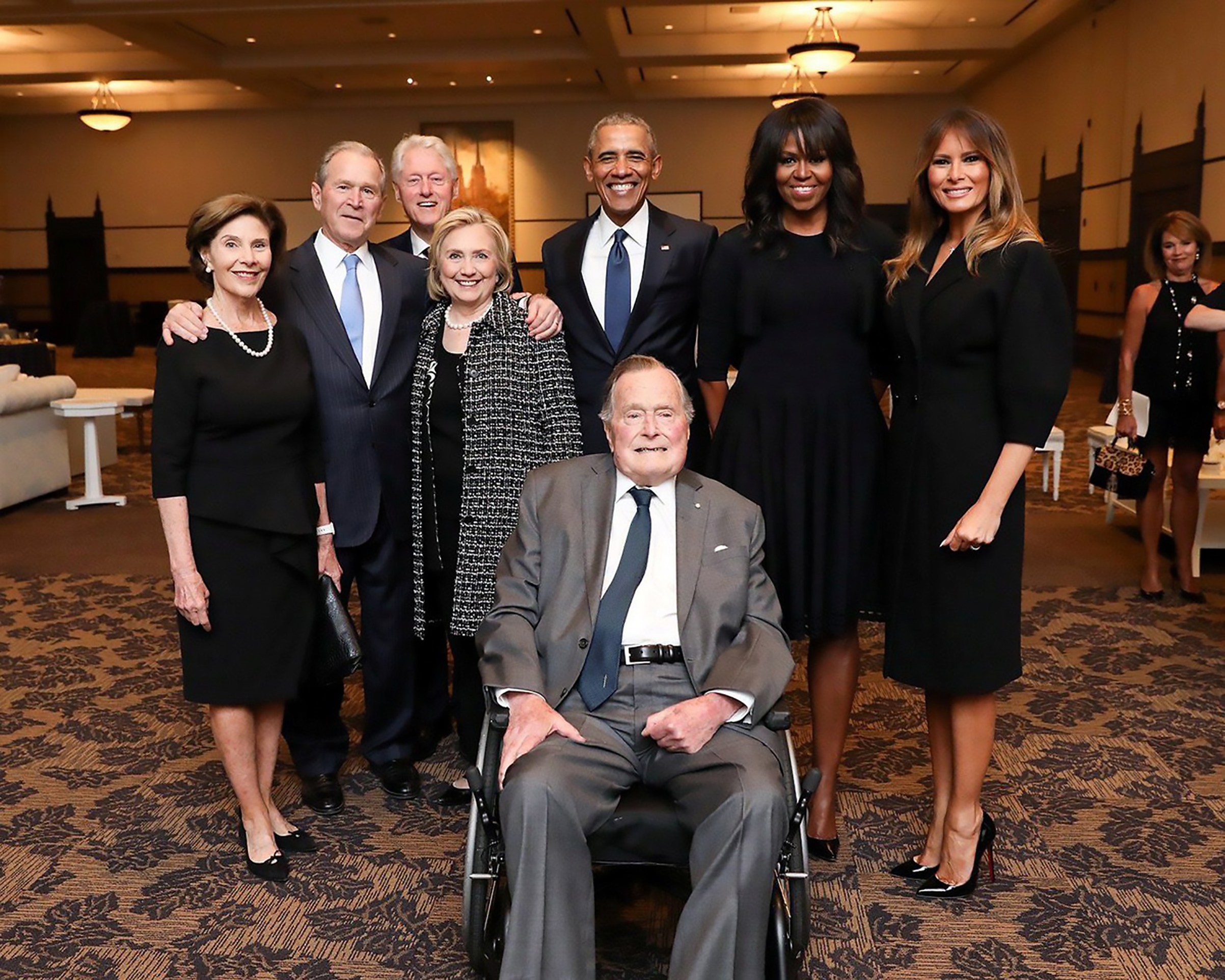 barbara-bush-funeral-four-presidents-four-first-ladies