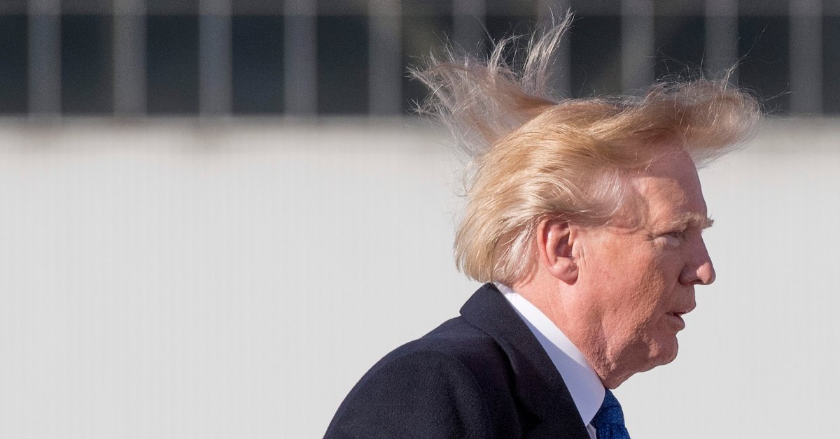 The Internet Has Jokes About Donald Trump's Windblown Hair | Time