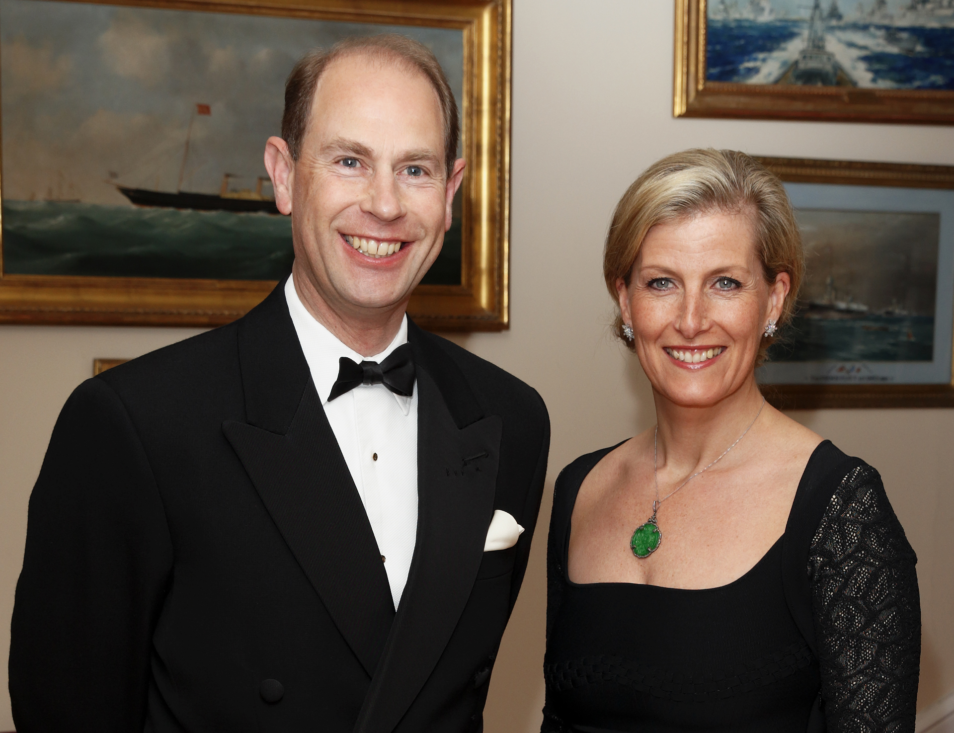 Prince Edward, Earl of Wessex and Sophie, Countess of Wessex attend a gala fundraising dinner on the Isle of Wight on March 27, 2014 in Cowes, England. (Max Mumby/Indigo—Getty Images)