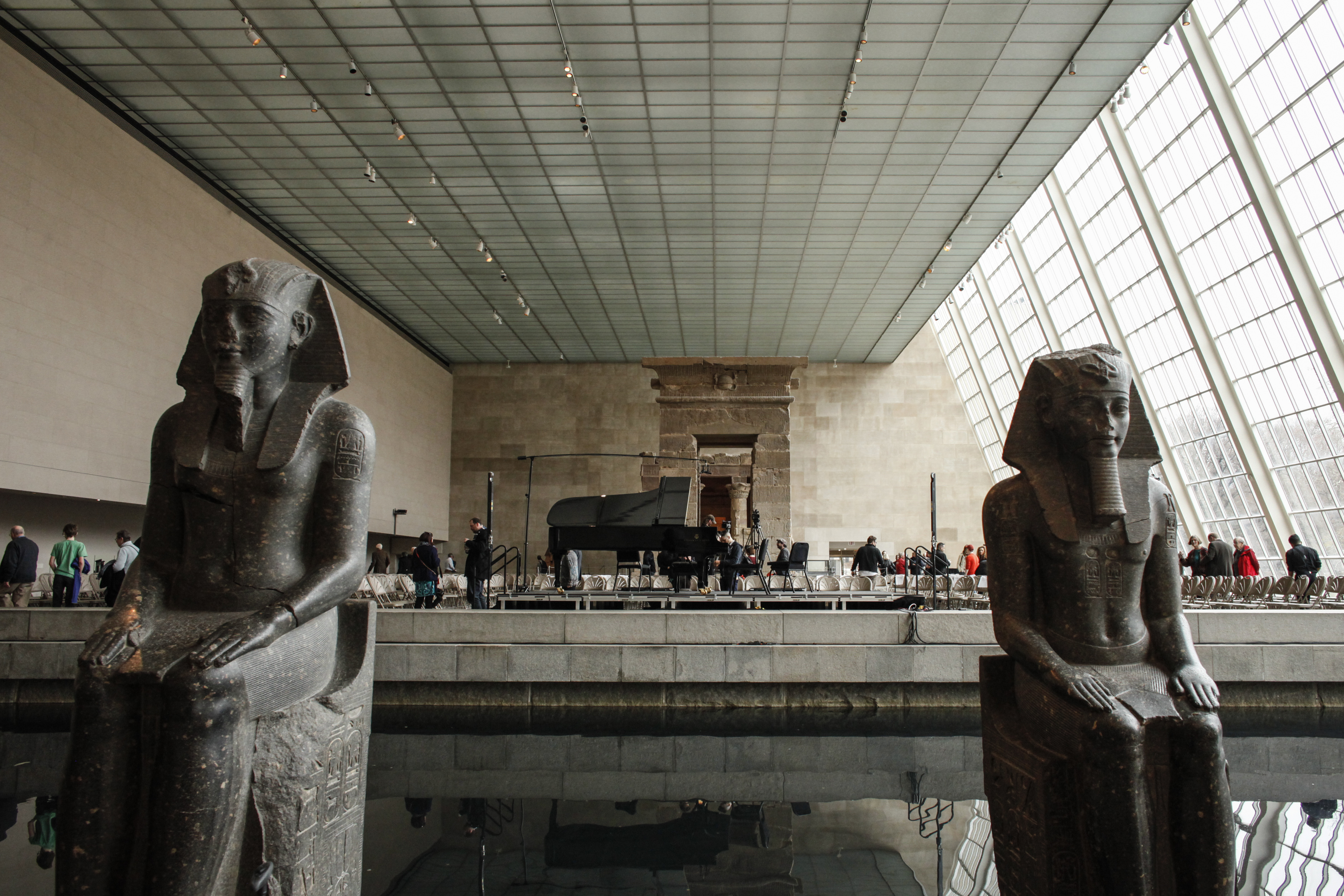 A general View of The Temple of Dendur inside the Metropolitan Museum of Art in New York on March 13, 2016. (Kena Betancur—AFP/Getty Images)