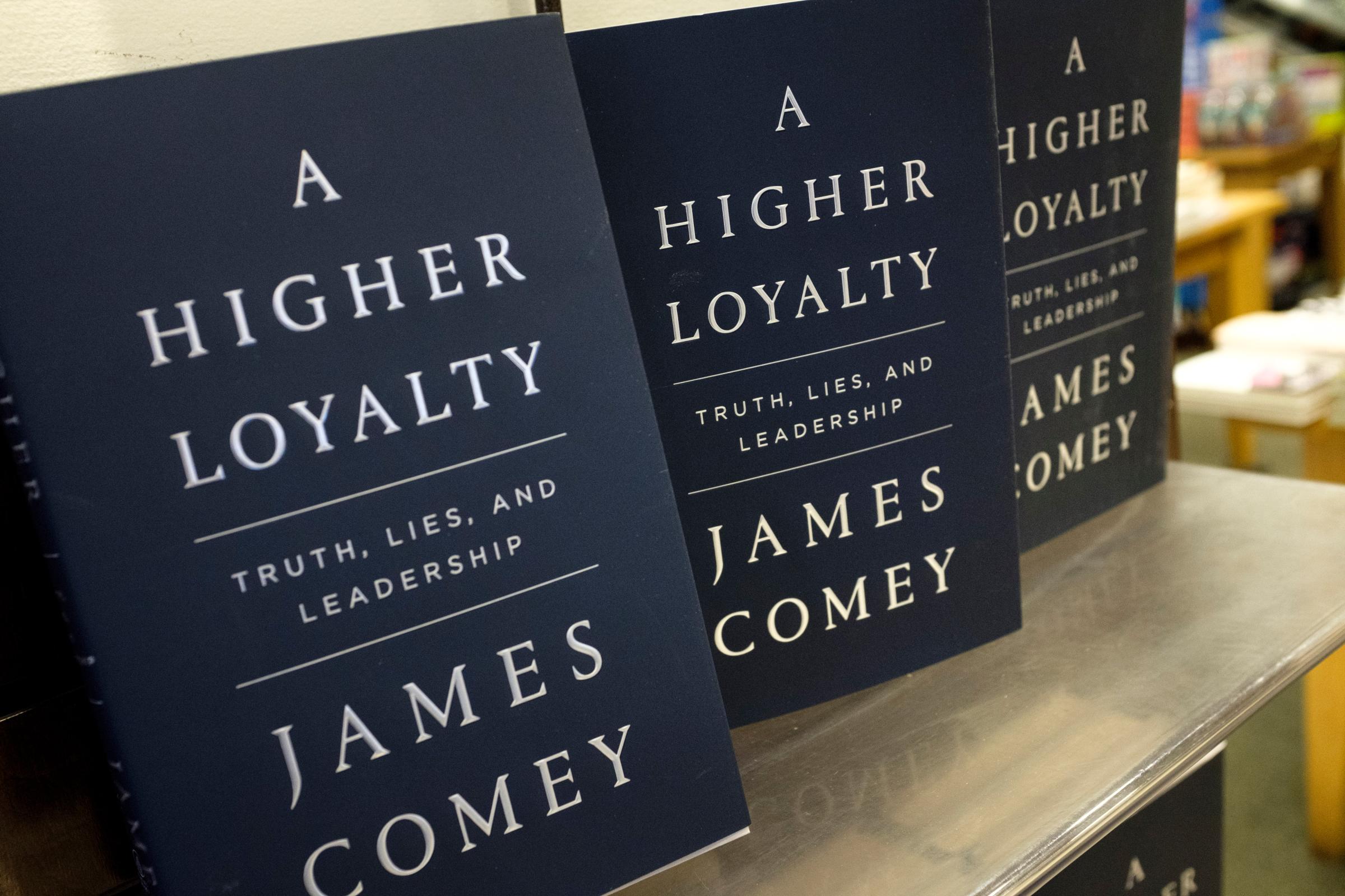 Former FBI Director James Comey's Book "A Higher Loyalty" Goes On Sale