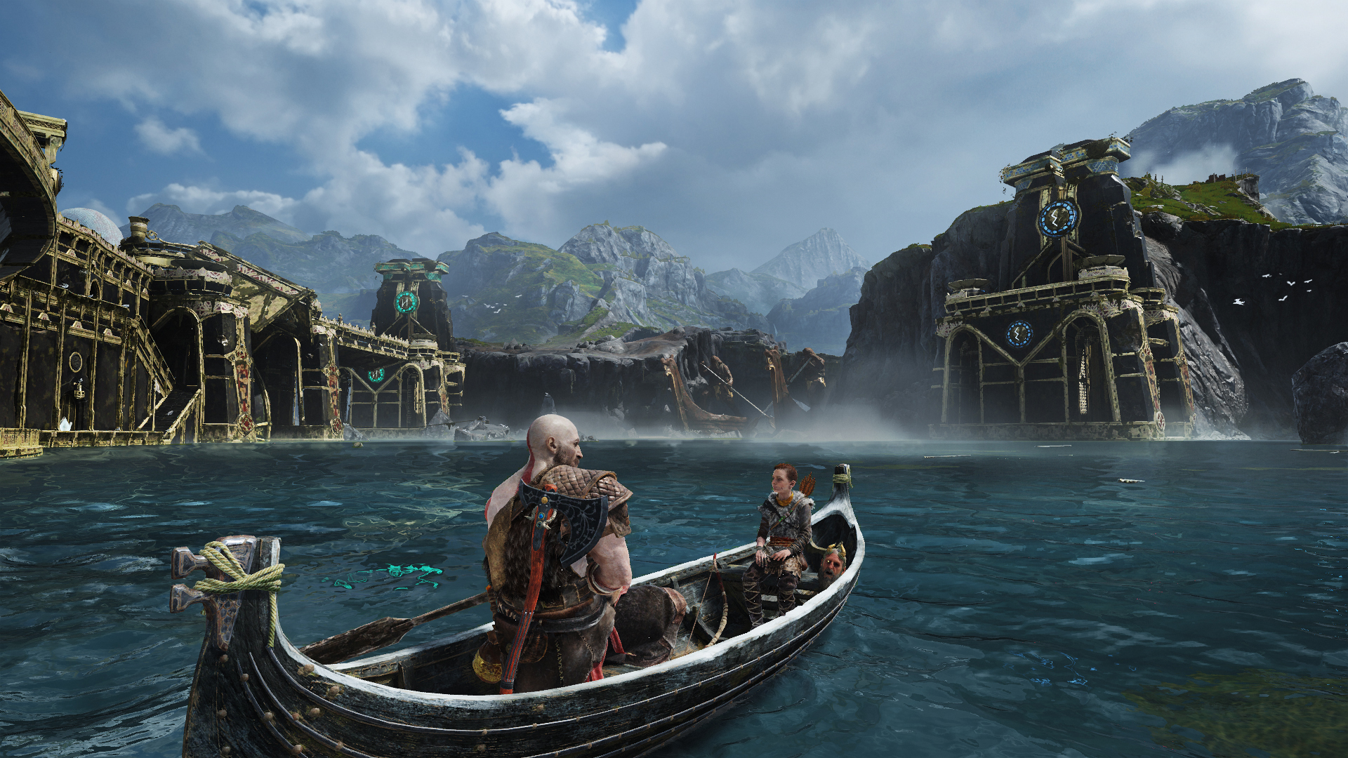 A scene from the new God of War game (Courtesy of Sony Interactive Entertainment America)