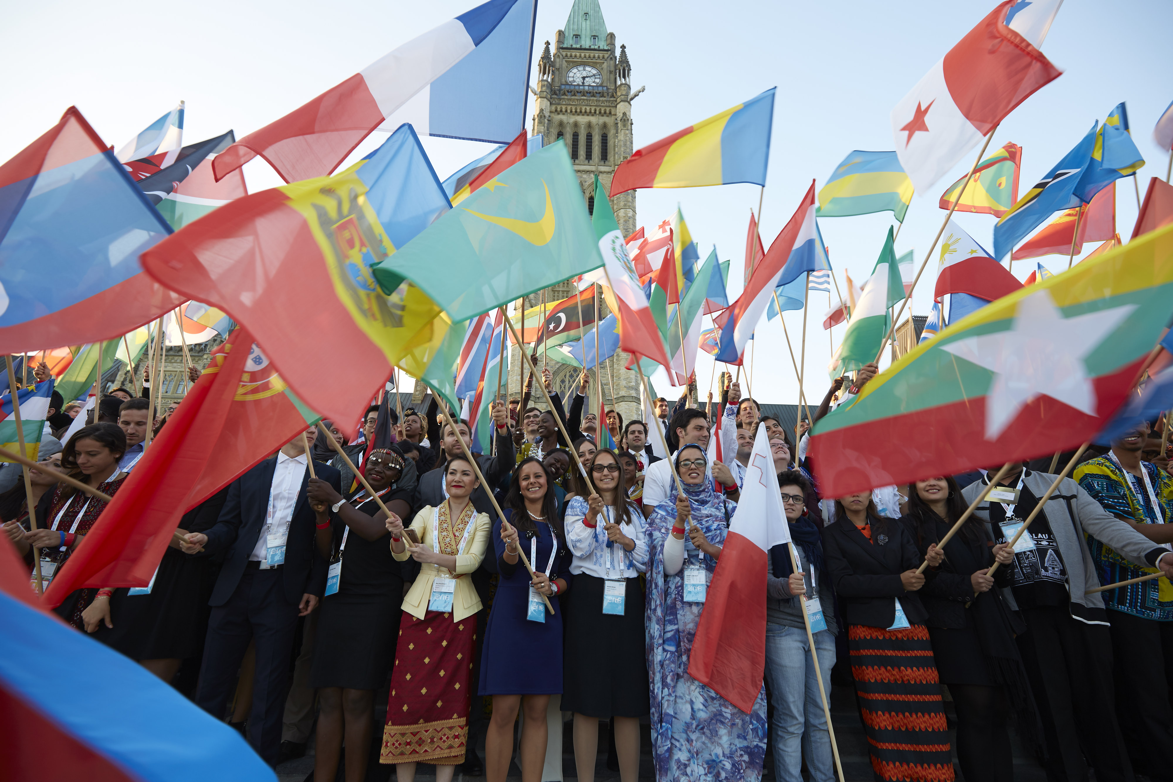 Young leaders attend the One Young World Summit in Ottawa, 2016. (One Young World)