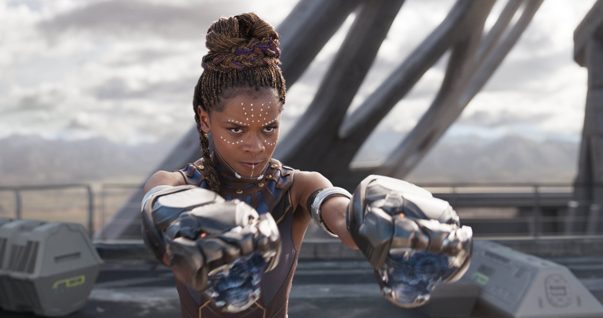 Letitia Wright as Shuri in  Black Panther
