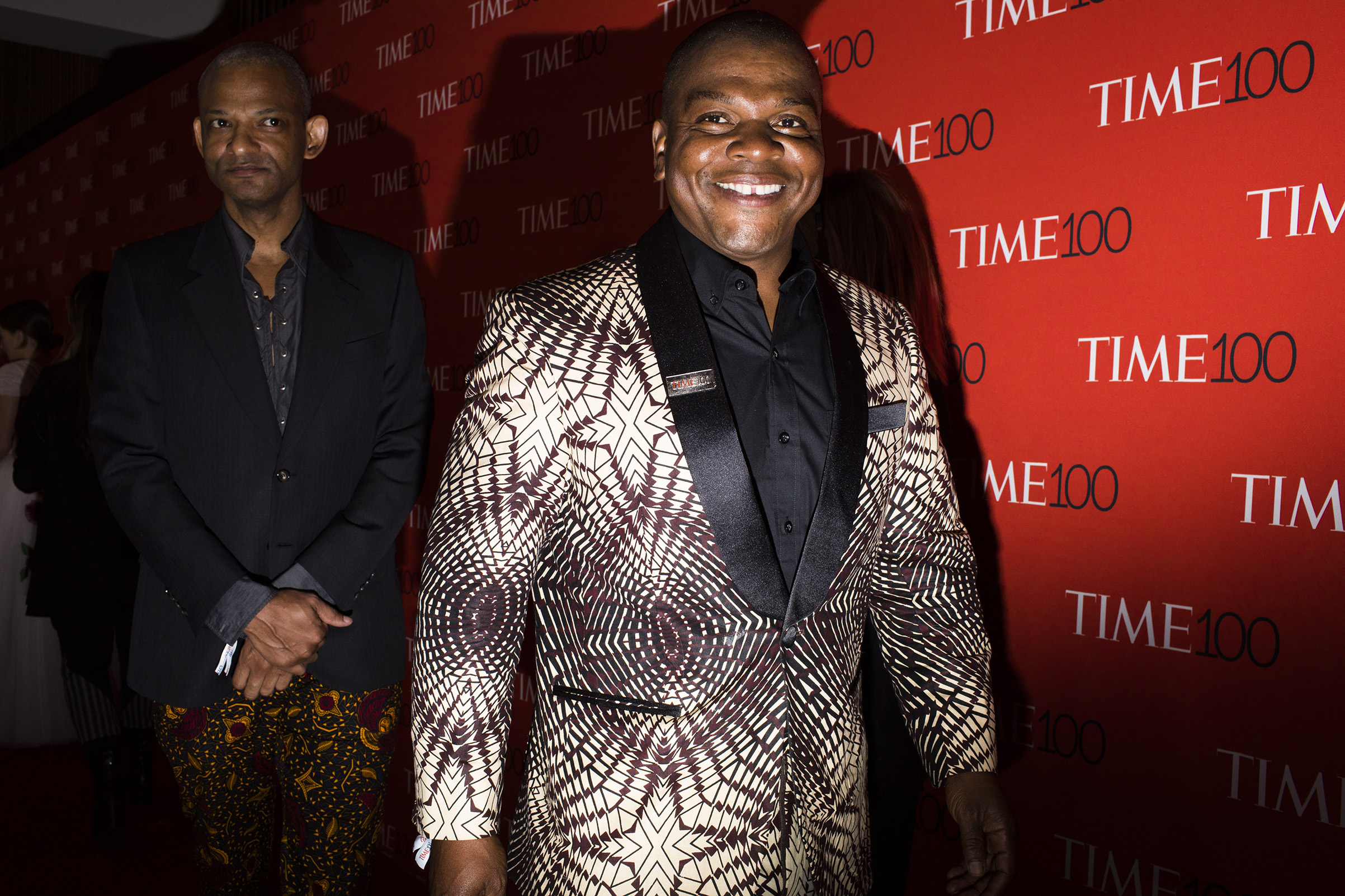 Portrait painter Kehinde Wiley at the Time 100 Gala at Jazz at Lincoln Center on April 24, 2018 in New York City. (Landon Nordeman for TIME)