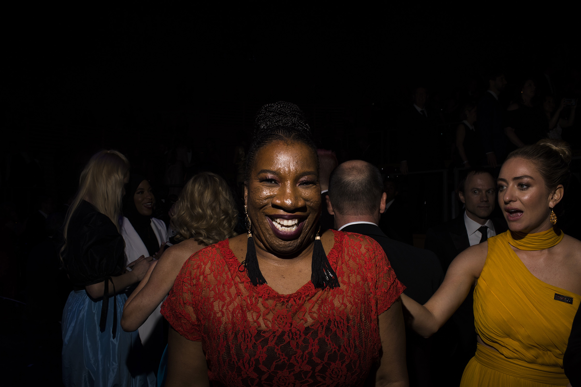 Activist and #MeToo founder Tarana Burke at the Time 100 Gala at Jazz at Lincoln Center on April 24, 2018 in New York City. (Landon Nordeman for TIME)