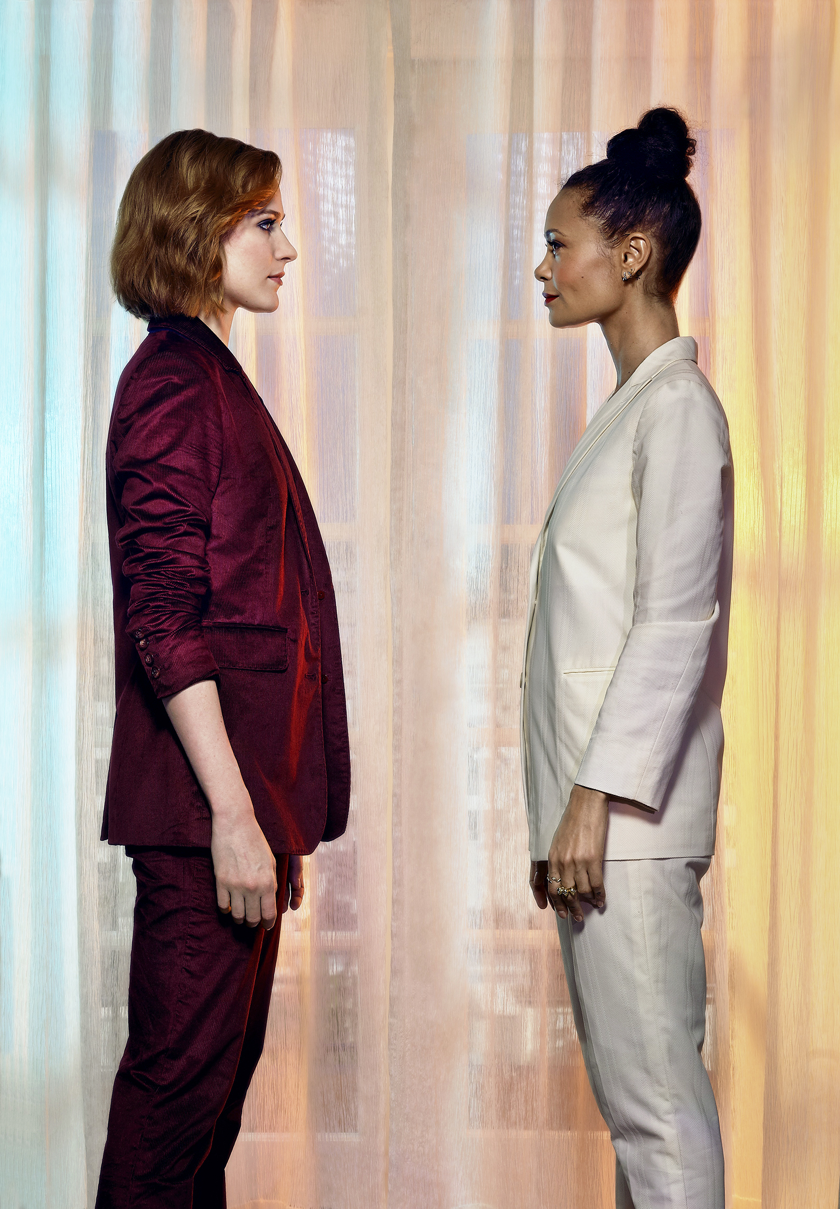 Actors Evan Rachel Wood and Thandie Newton have found new power in HBO’s prescient Westworld (Ryan Schude for TIME)