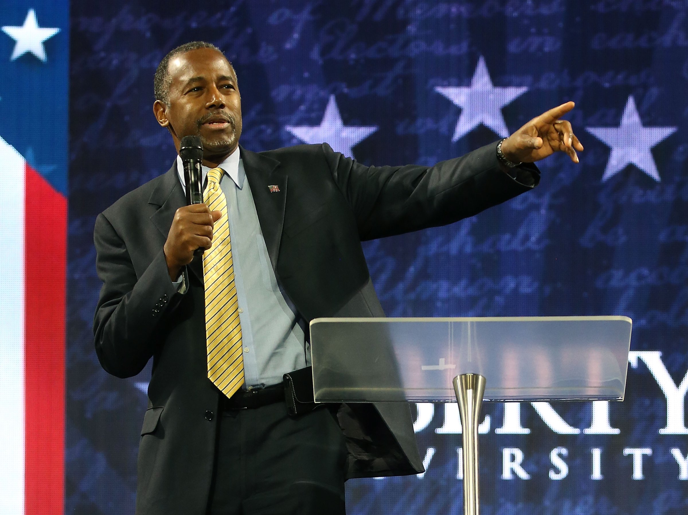 Ben Carson Delivers Remarks At Liberty University Convocation