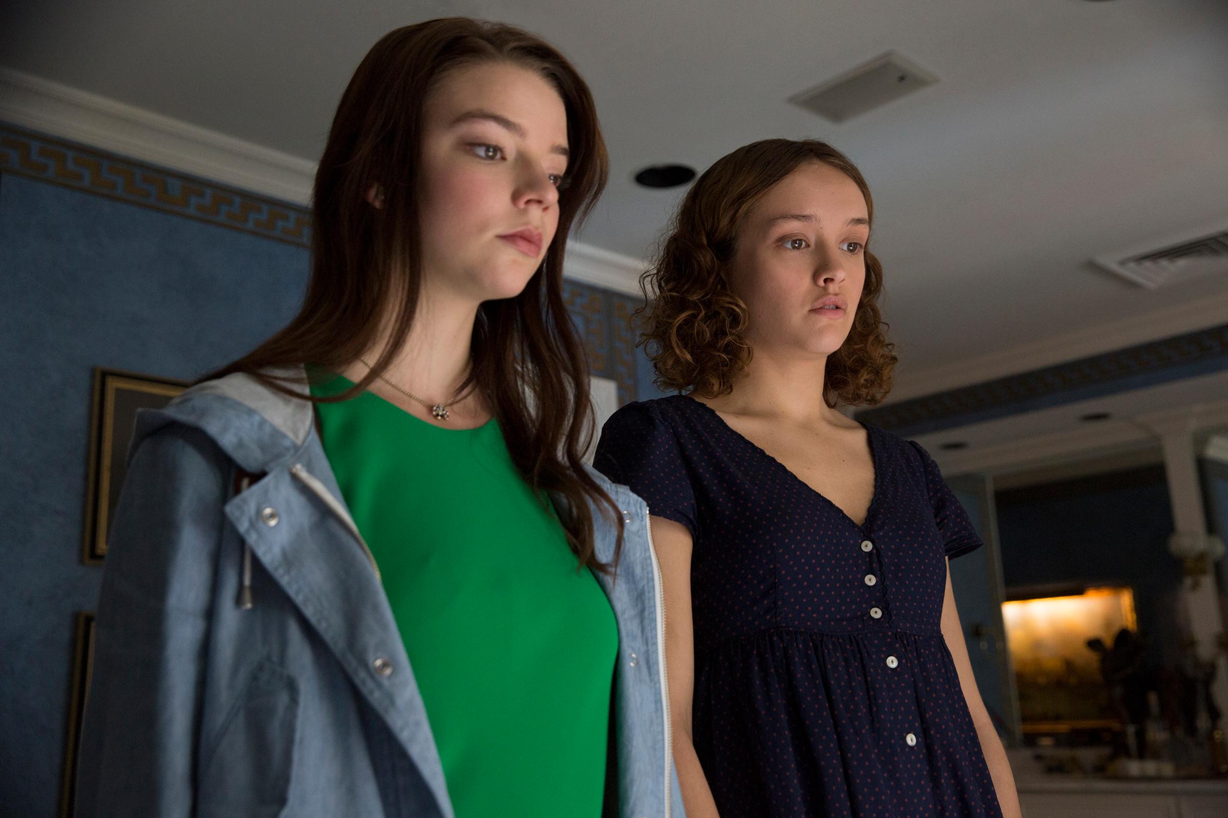 Anya Taylor-Joy stars as Lily and Olivia Cooke as Amanda and in THOROUGHBREDS