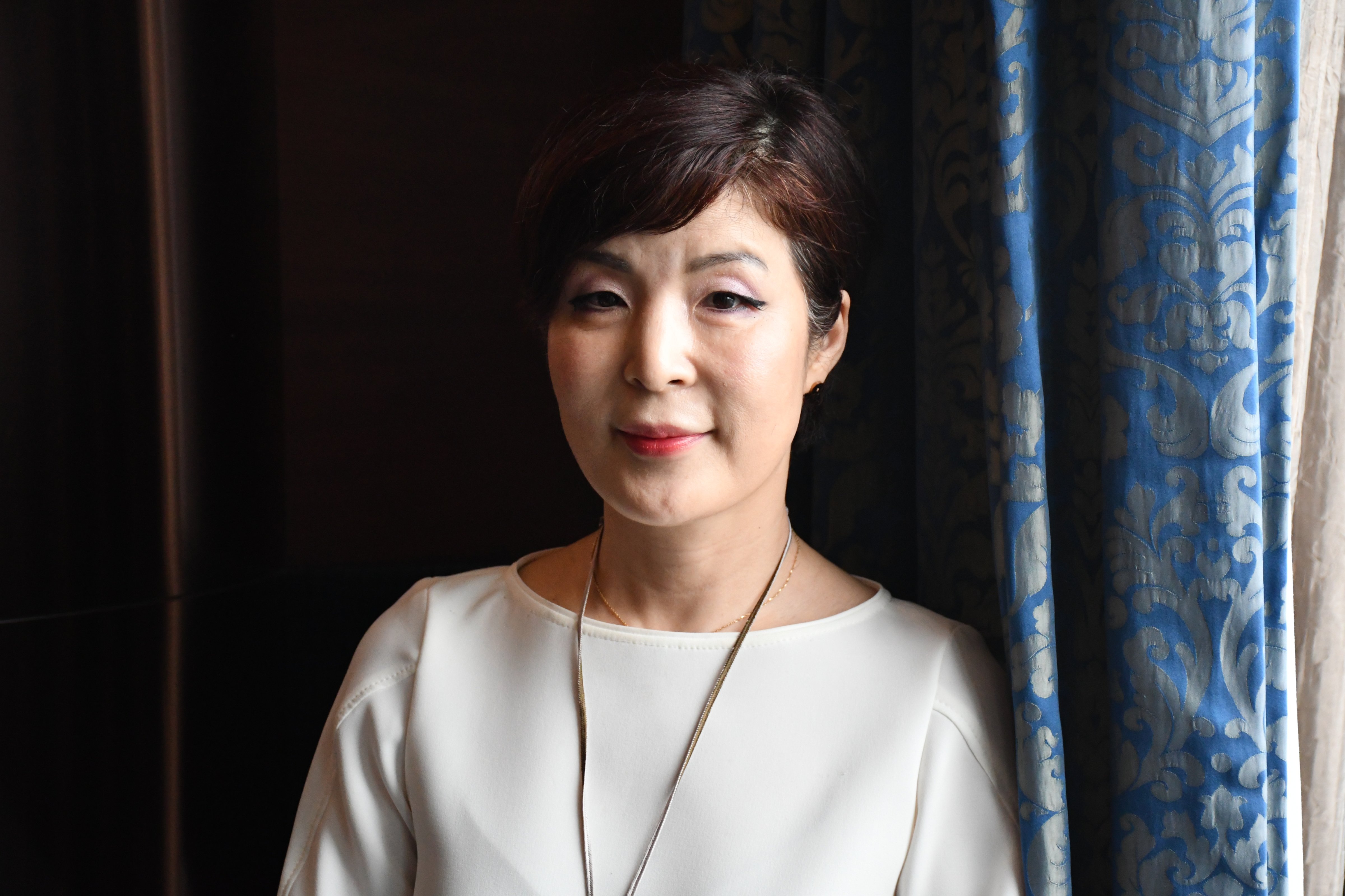 Enna Park, South Korea’s deputy minister for foreign affairs, is pictured during her interview with TIME in Hong Kong on May 8, 2018. Park's four-day visit came on the invitation of the Asia Society Hong Kong Center. (Aidyn Fitzpatrick—TIME)