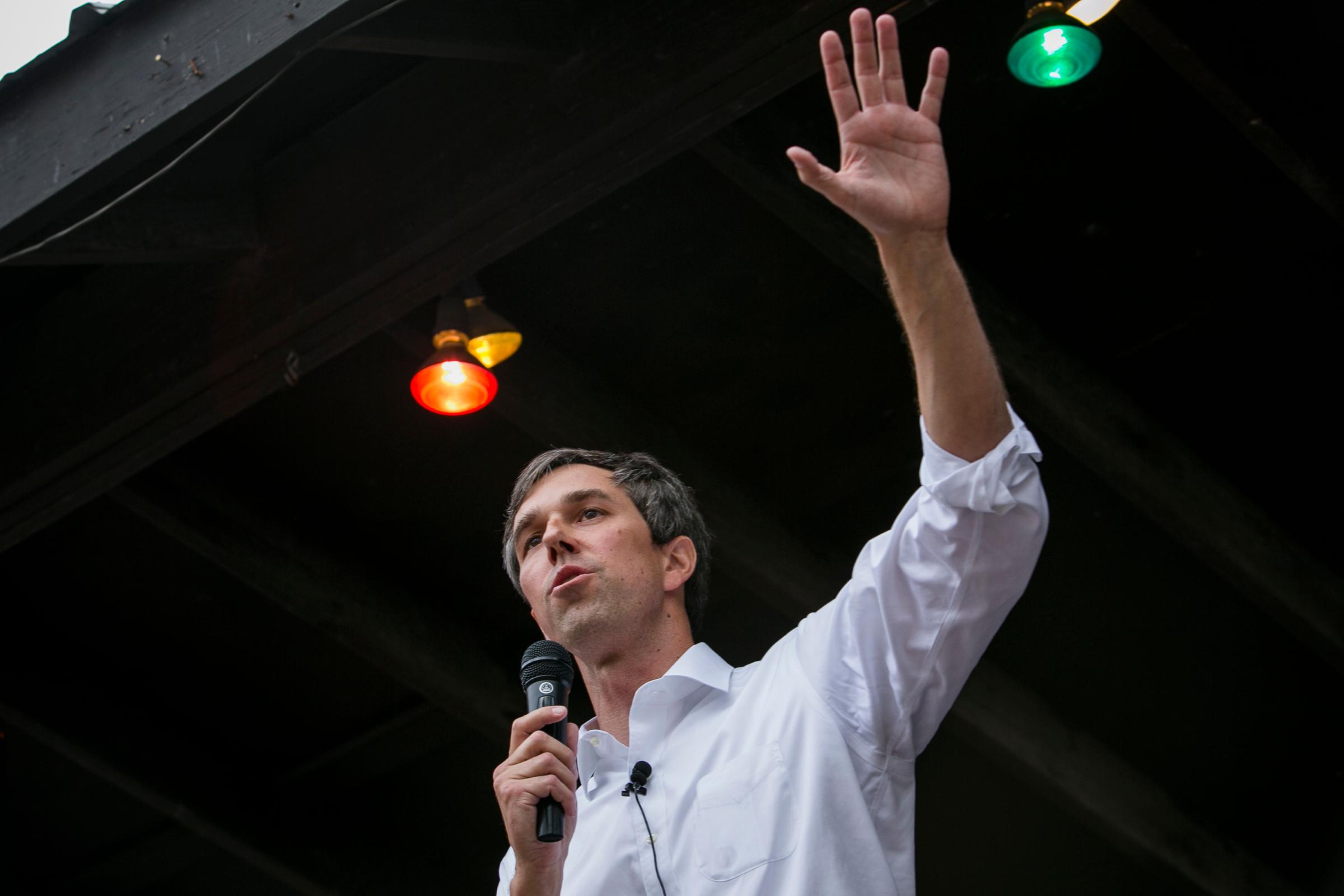 Democratic Challenger To Ted Cruz's Seat Texan Congressman Beto O'Rourke Holds Campaign Events In Austin