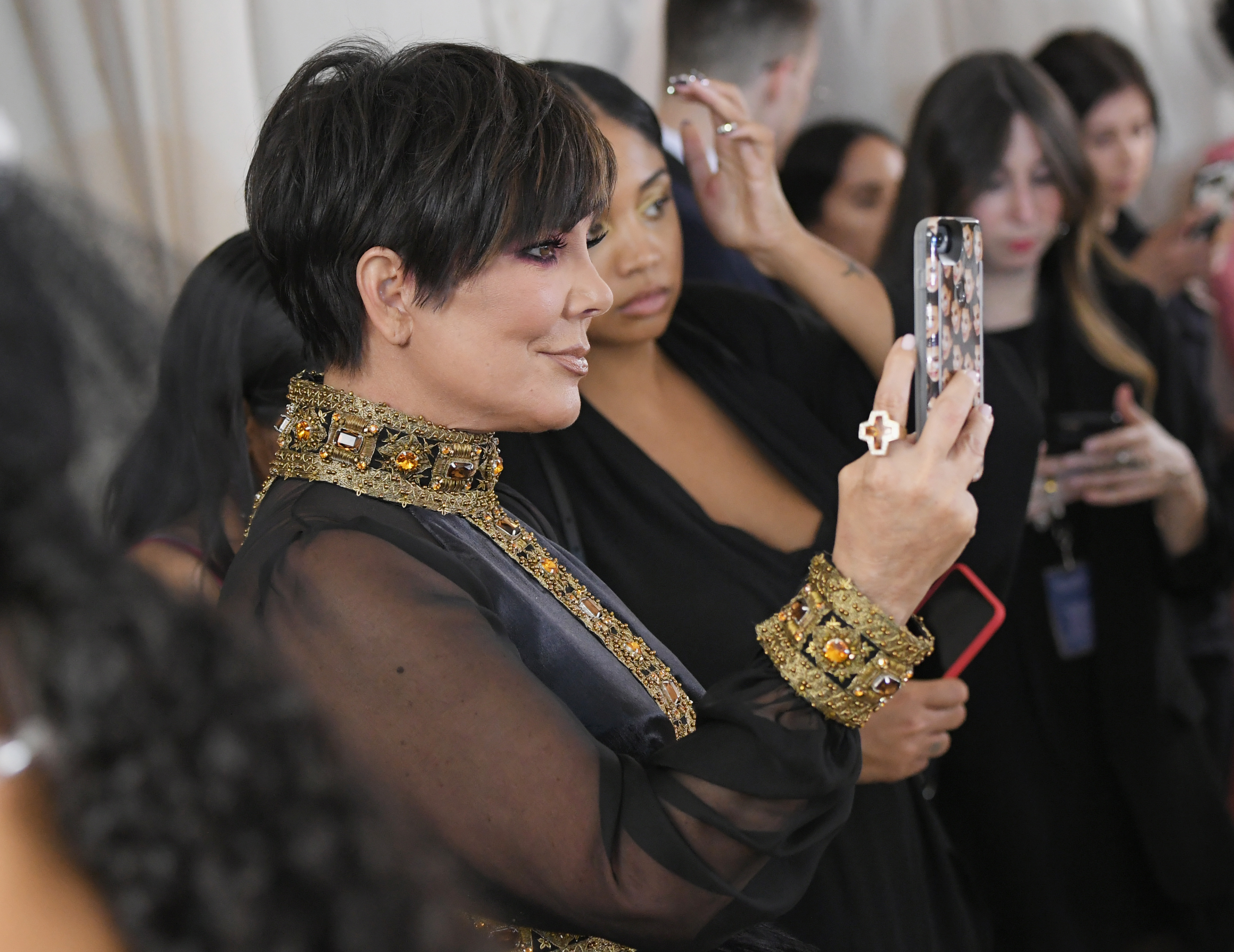 Kris Jenner attends the Heavenly Bodies: Fashion &amp; The Catholic Imagination Costume Institute Gala at The Metropolitan Museum of Art on May 7, 2018 in New York City. (Mike Coppola/MG18&mdash;Getty Images for The Met Museum/Vogue)
