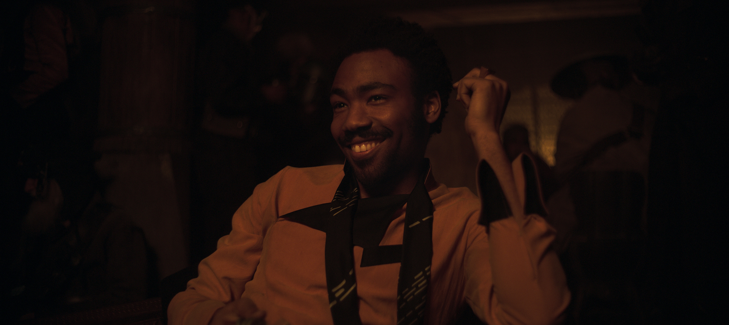 Donald Glover is Lando Calrissian in SOLO: A STAR WARS STORY. (Lucasfilm)
