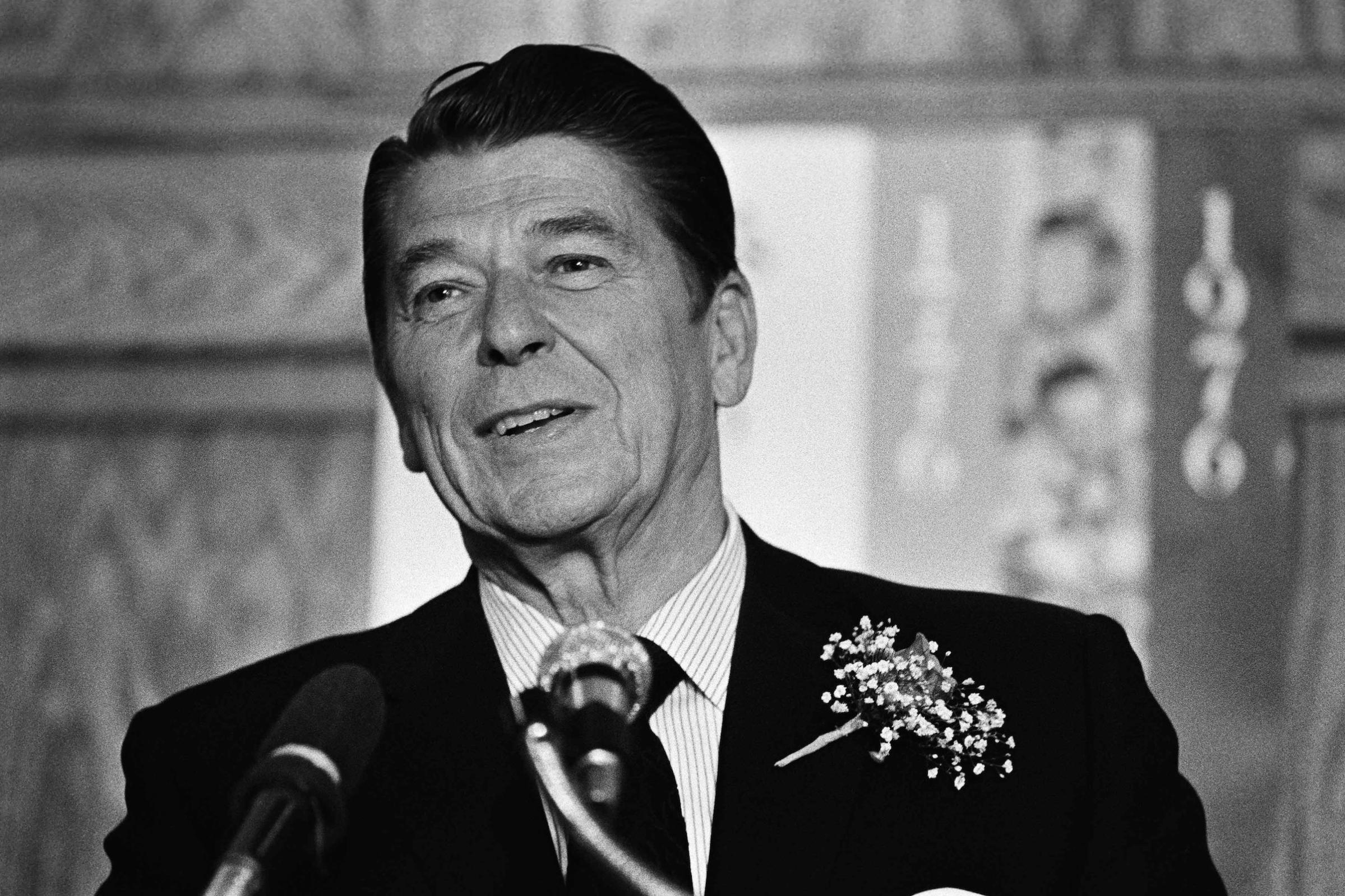Ronald Reagan On The Presidential Campaign Trail