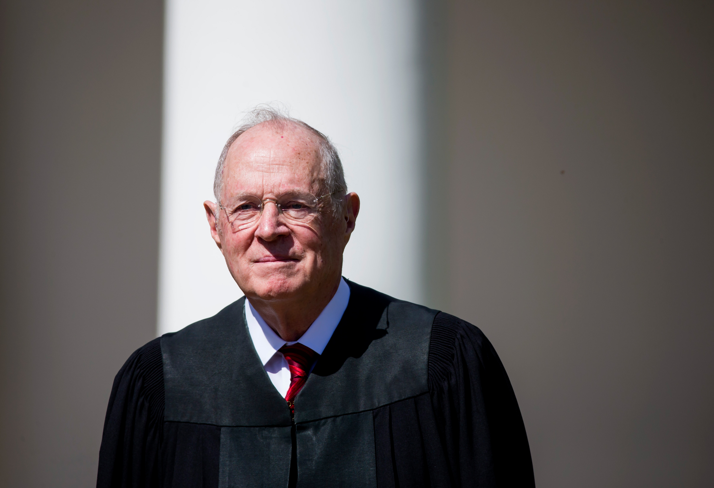 U.S. Supreme Court Associate Justice Anthony Kennedy is seen during a ceremony in the Rose Garden at the White House April 10, 2017 in Washington, D.C. (Eric Thayer/Getty Images)