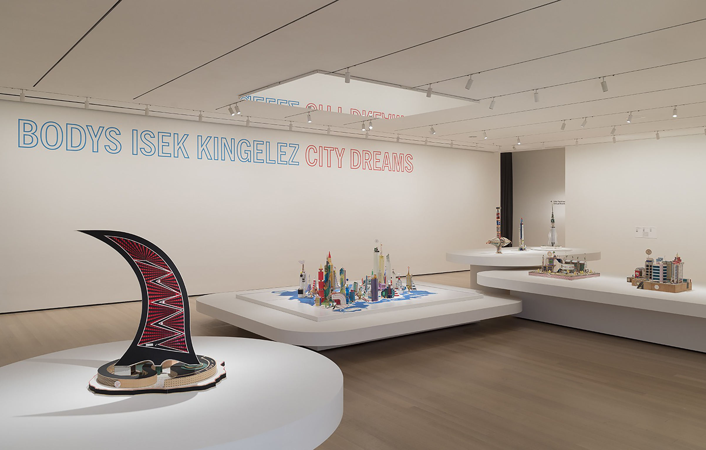 “I’m a designer, an architect, a sculptor, engineer, artist,” said Kingelez, whose work is on display in New York City through the end of the year. His utopian creations are made from a wide range of materials (Museum of Modern Art)