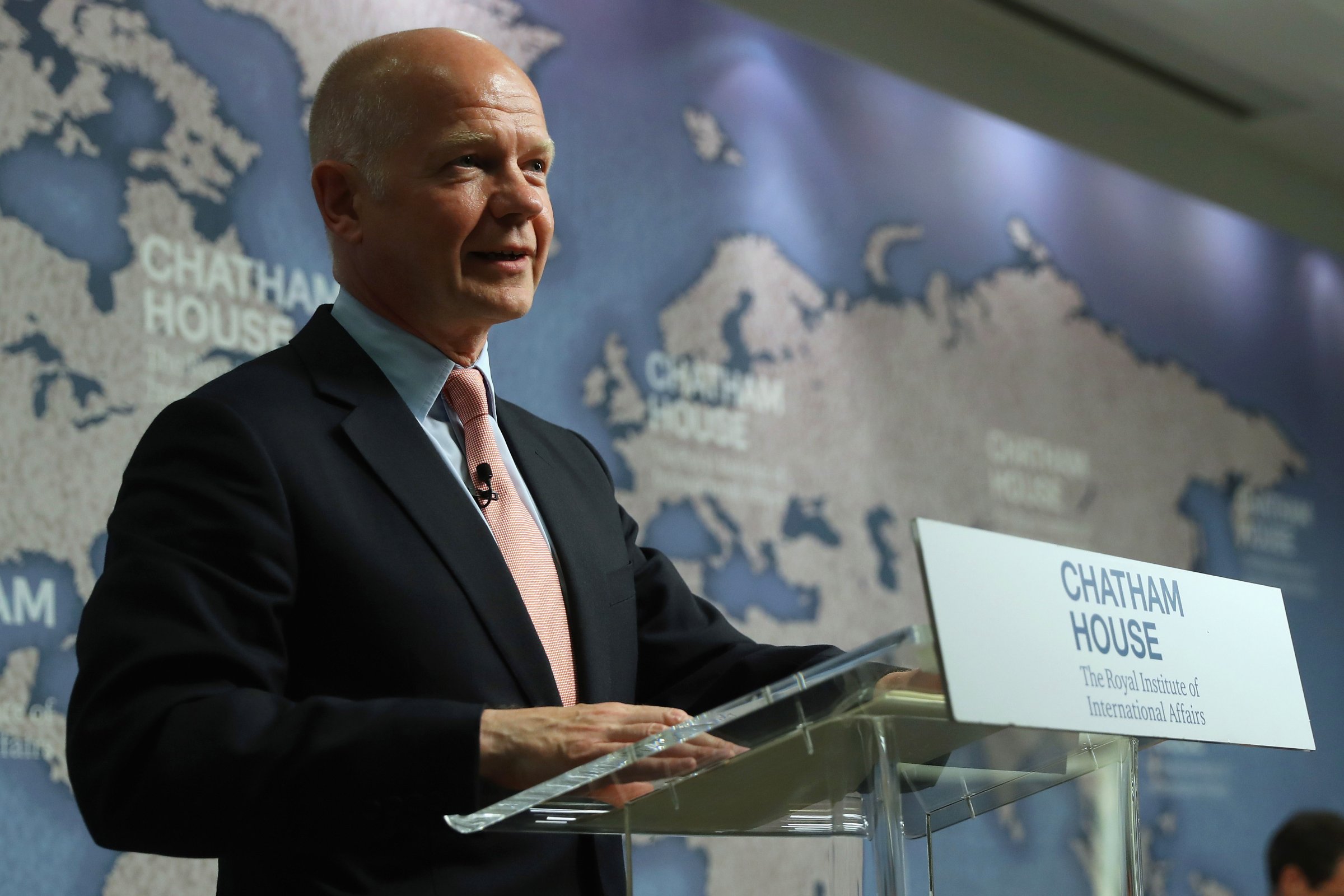 William Hague Speaks In Favour Of Remaining In The EU