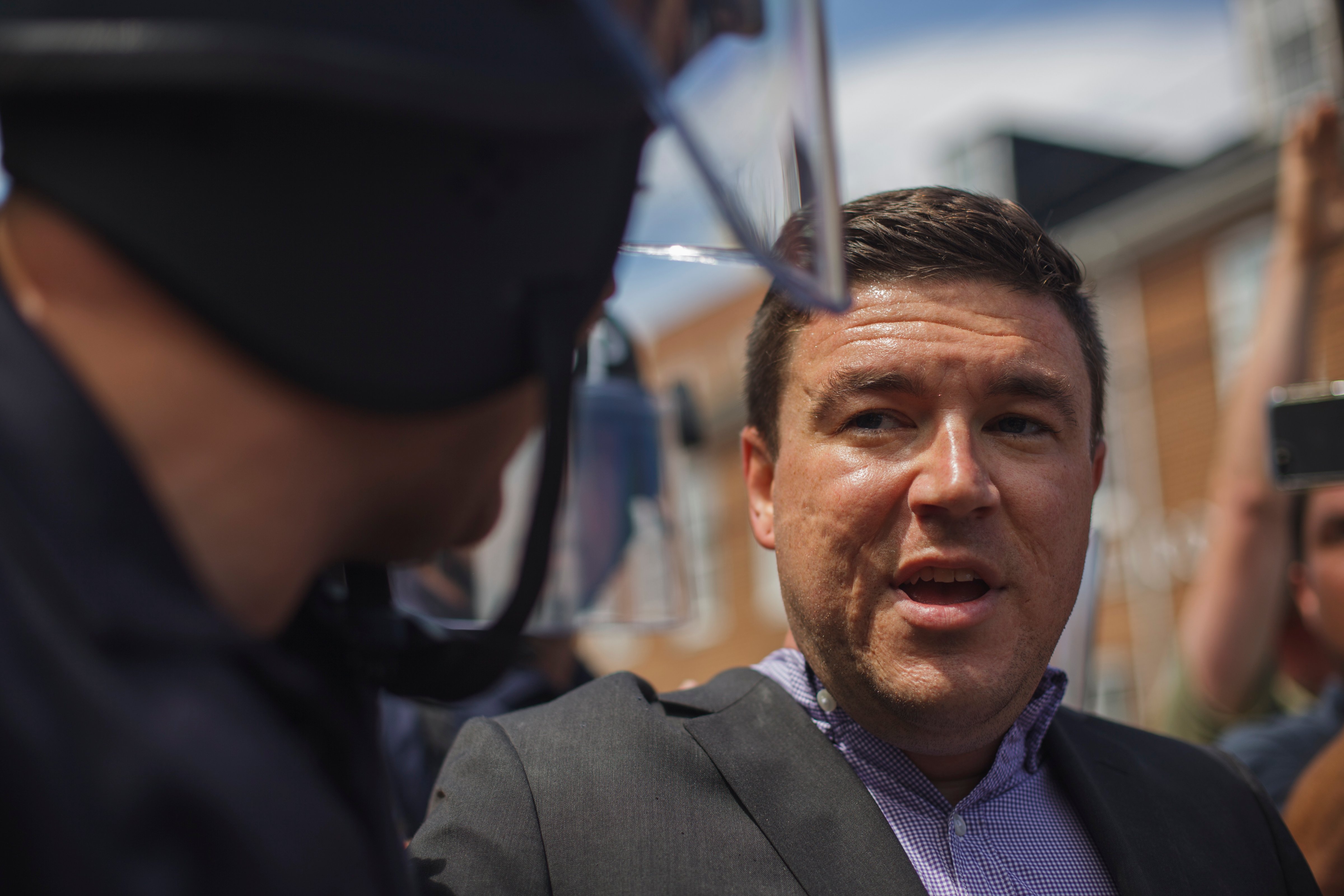 Jason Kessler, one of the main organizers for the Unite The Right Rally in Charlottesville, Virginia (Shay Horse—NurPhoto/Getty Images)