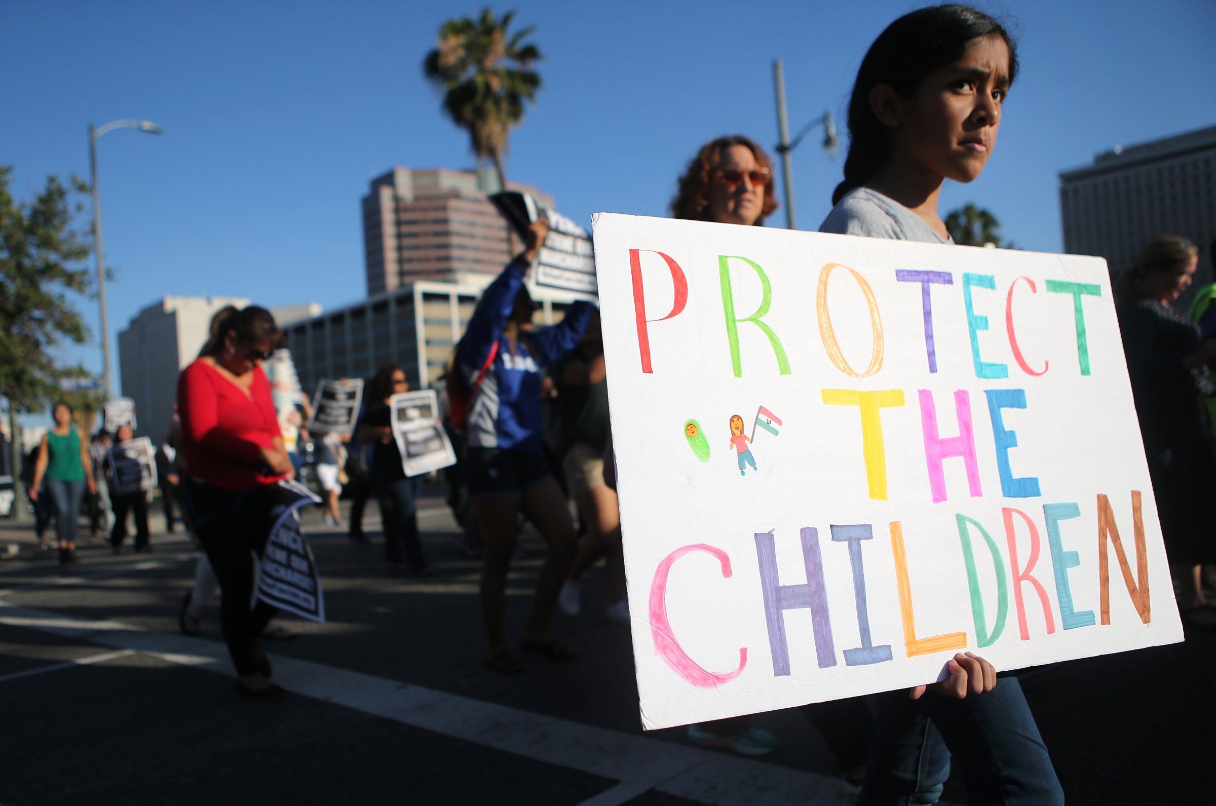 Activists In L.A. Protest Separation Of Migrant Children From Families