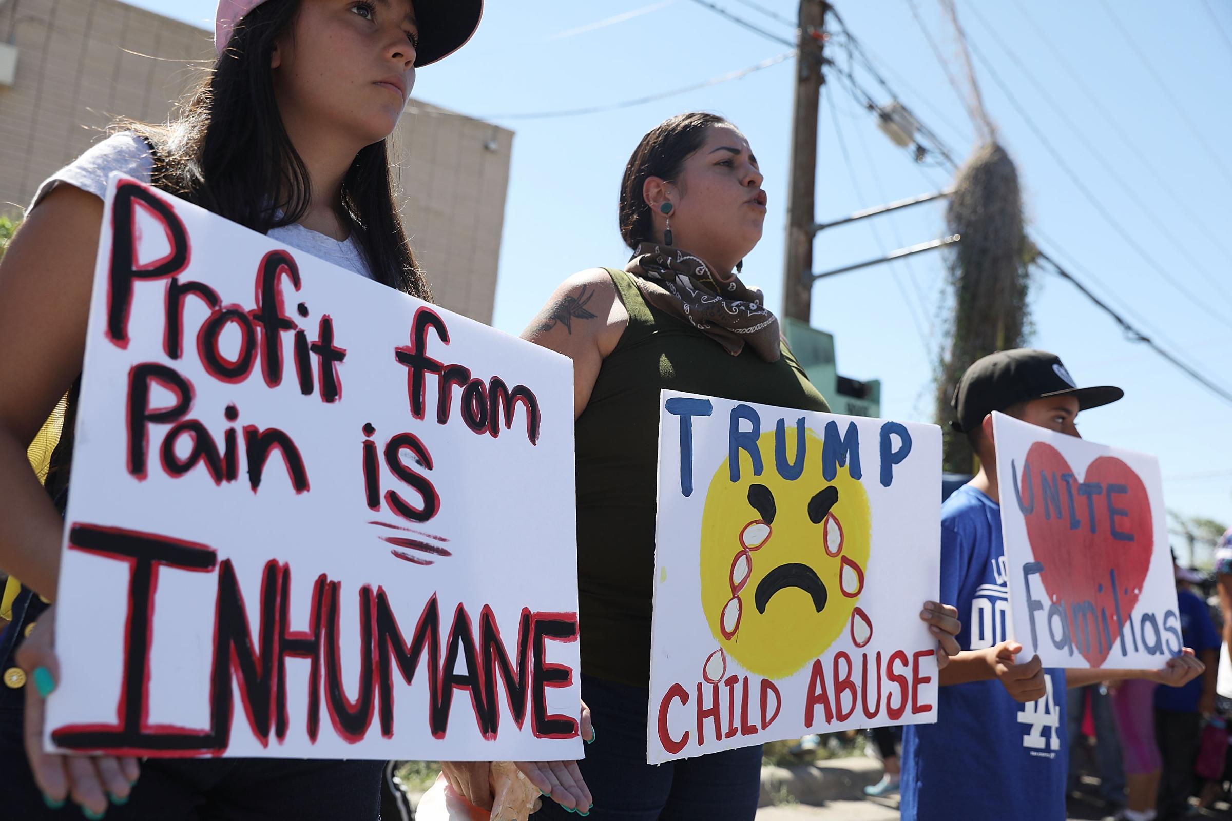 Protest Over The Separation Of Incarcerated Immigrant Families And Children Held In El Paso, Texas