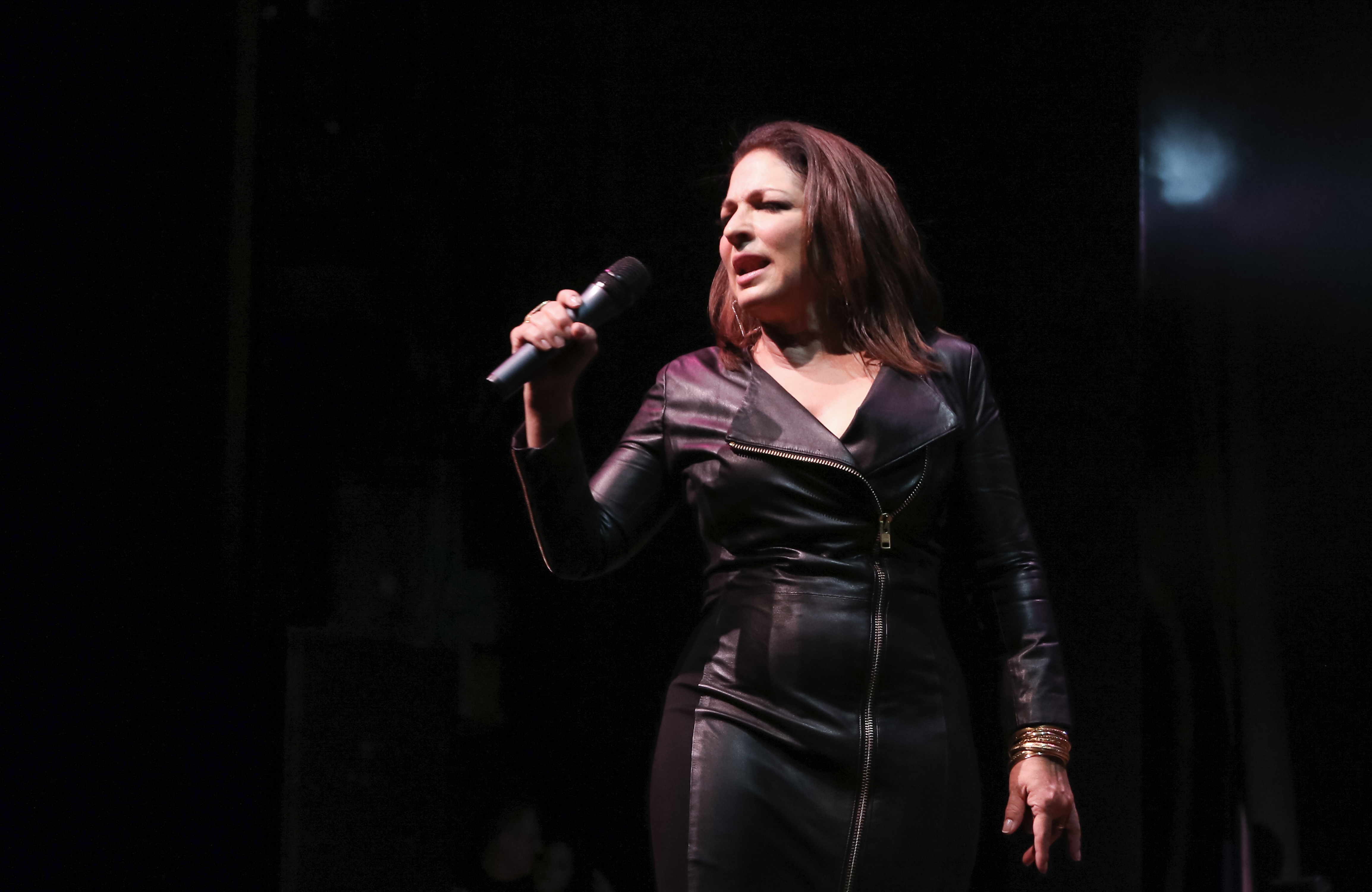 Gloria Estefan And Miami Sound Machine A Benefit Concert for Viva Broadway at Minskoff Theatre on September 14, 2015 in New York City. (John Parra—Getty Images)