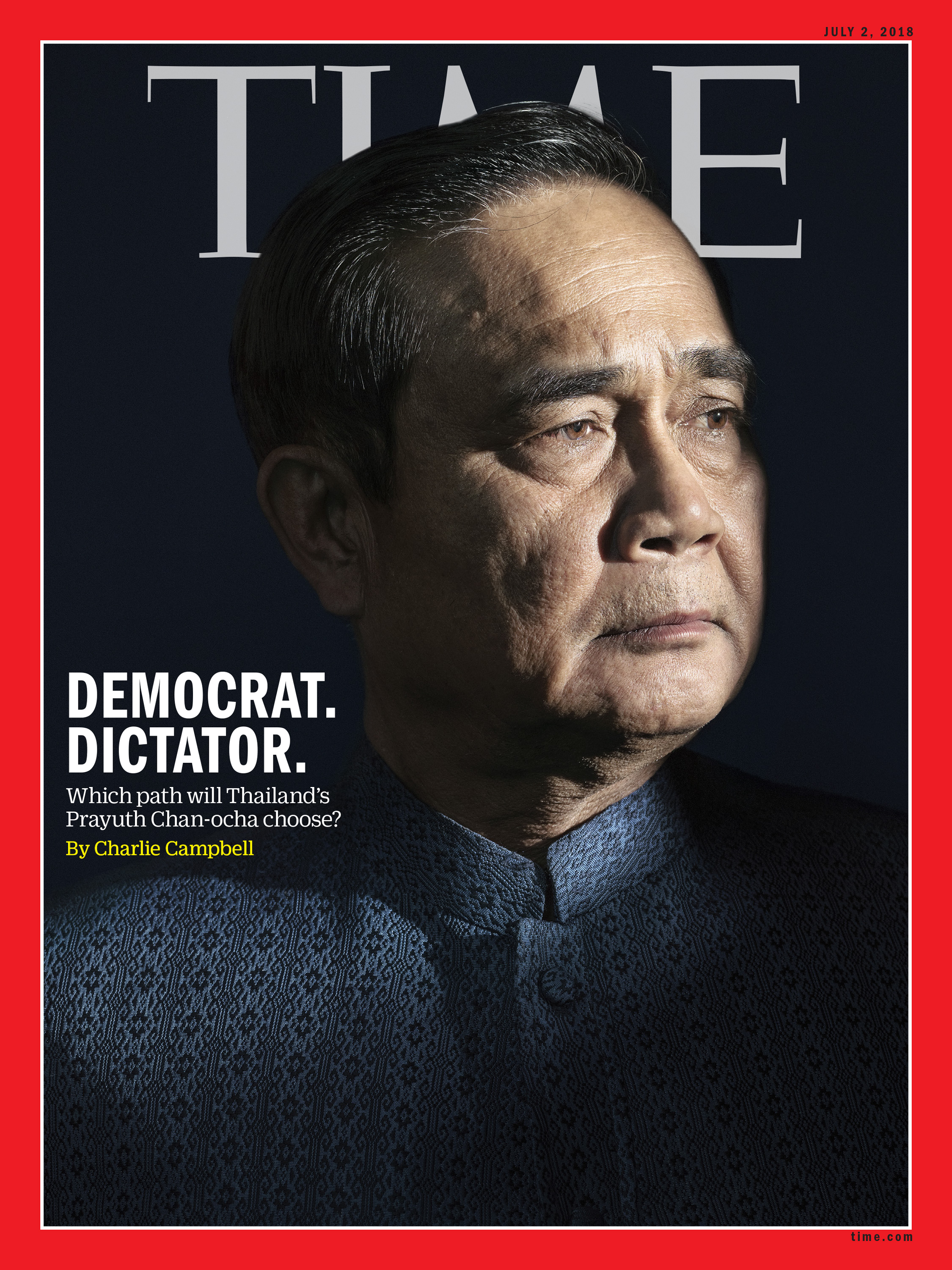 Thailand's Prime minister Time Magazine Asia cover 180702
