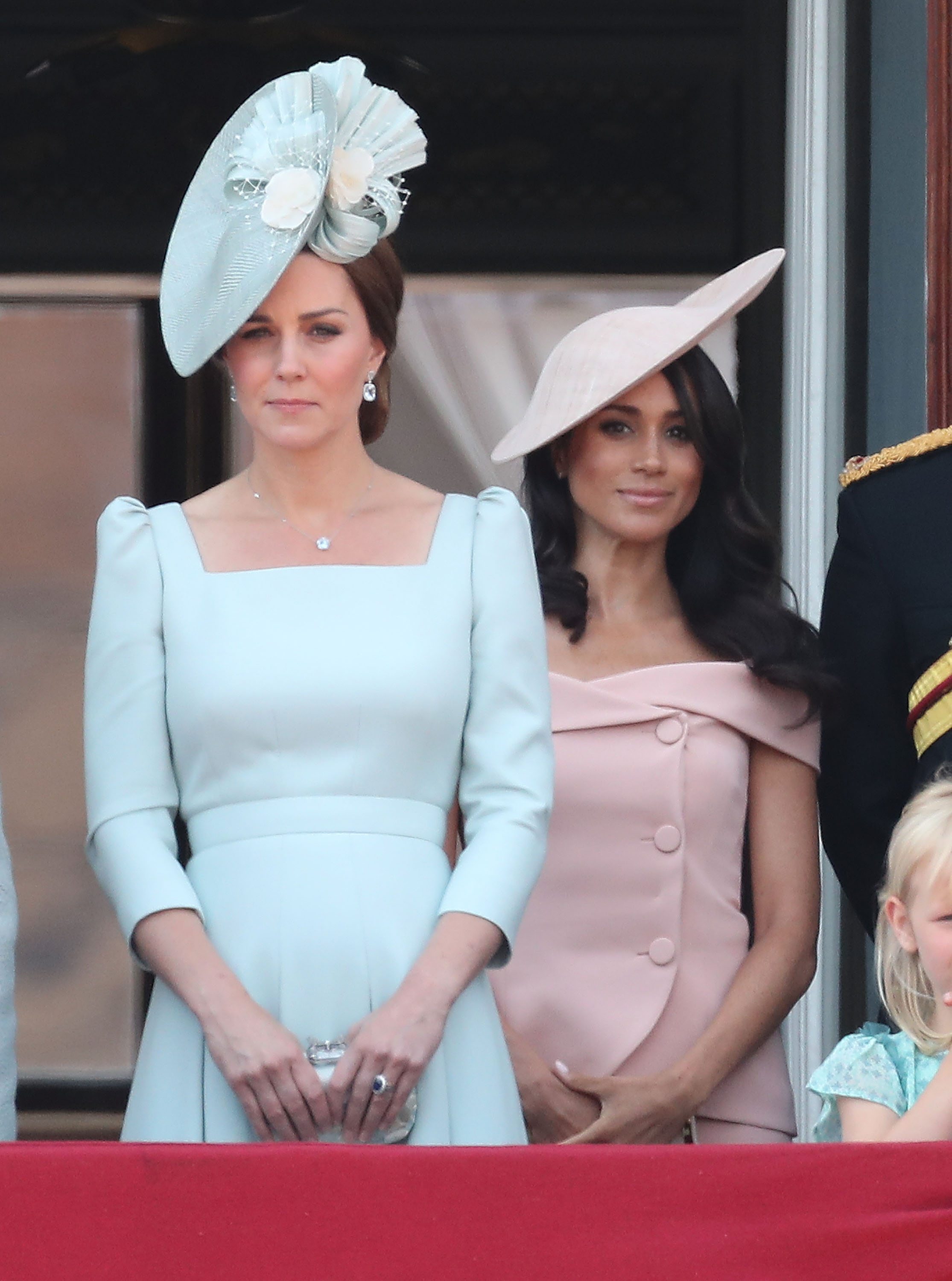 Kate Middleton and Meghan Markle at Trooping the Colour